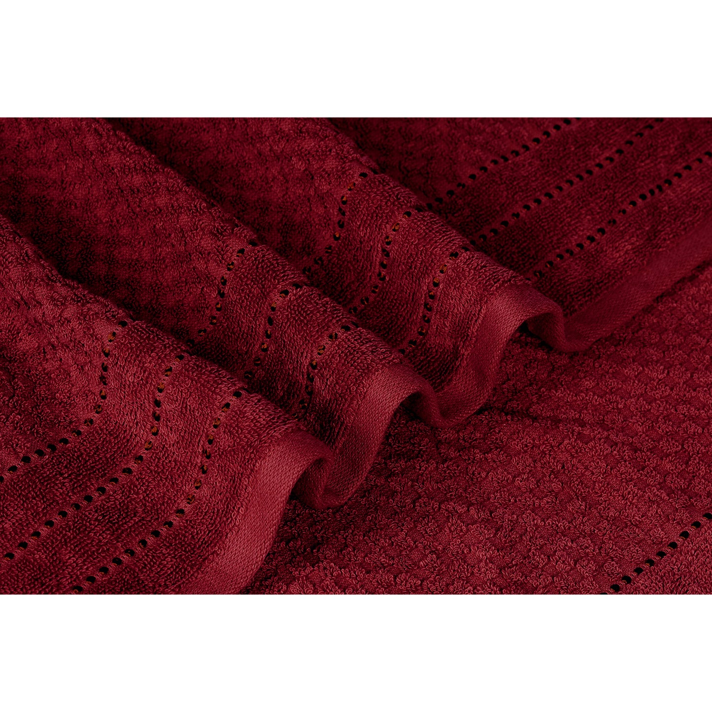 Popcorn Scarlet Bath Towel 400 GSM Pack of 1 Bath Towel