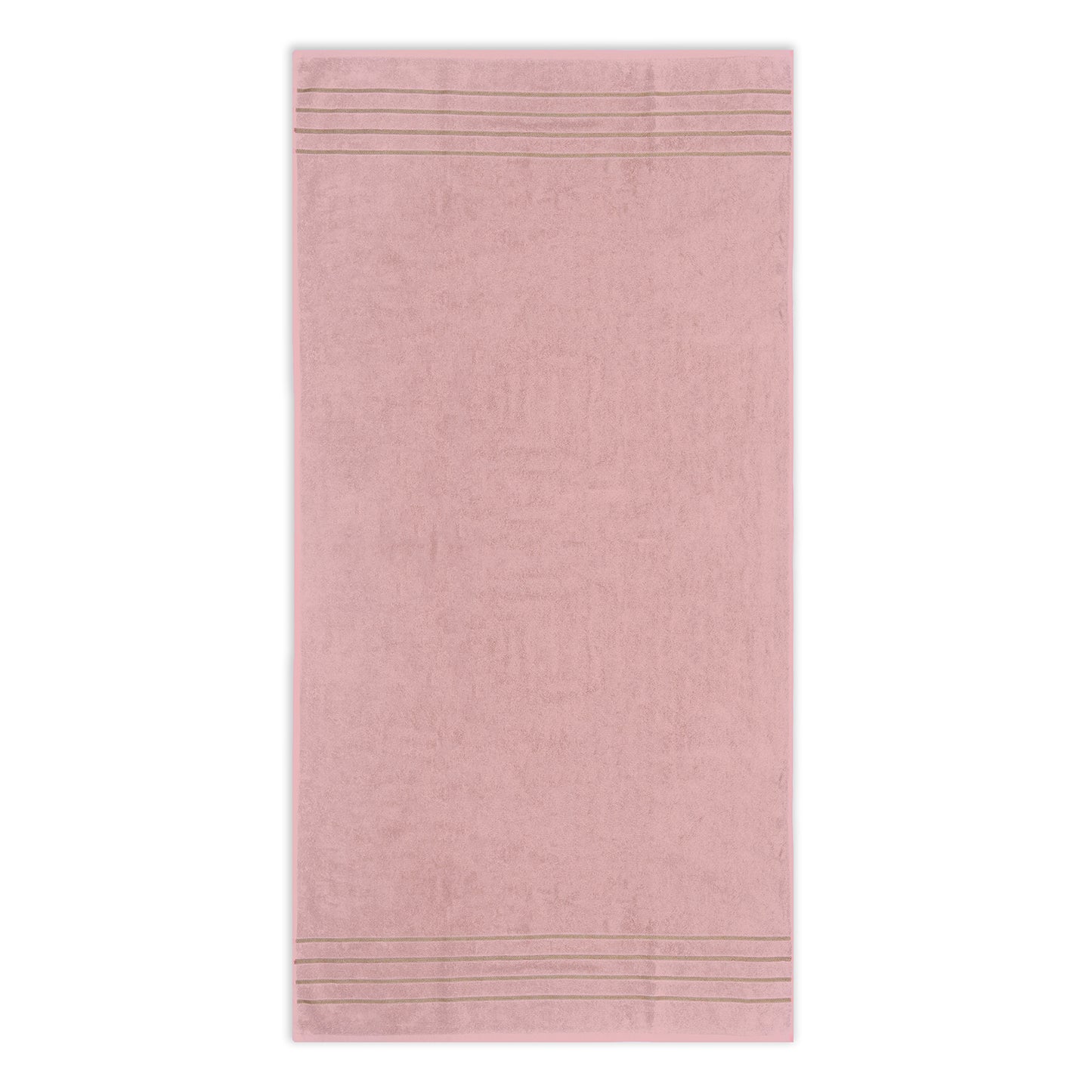 Gold Polly Border Lilac Bath Towel 400 GSM Pack of 2 Bath Towels