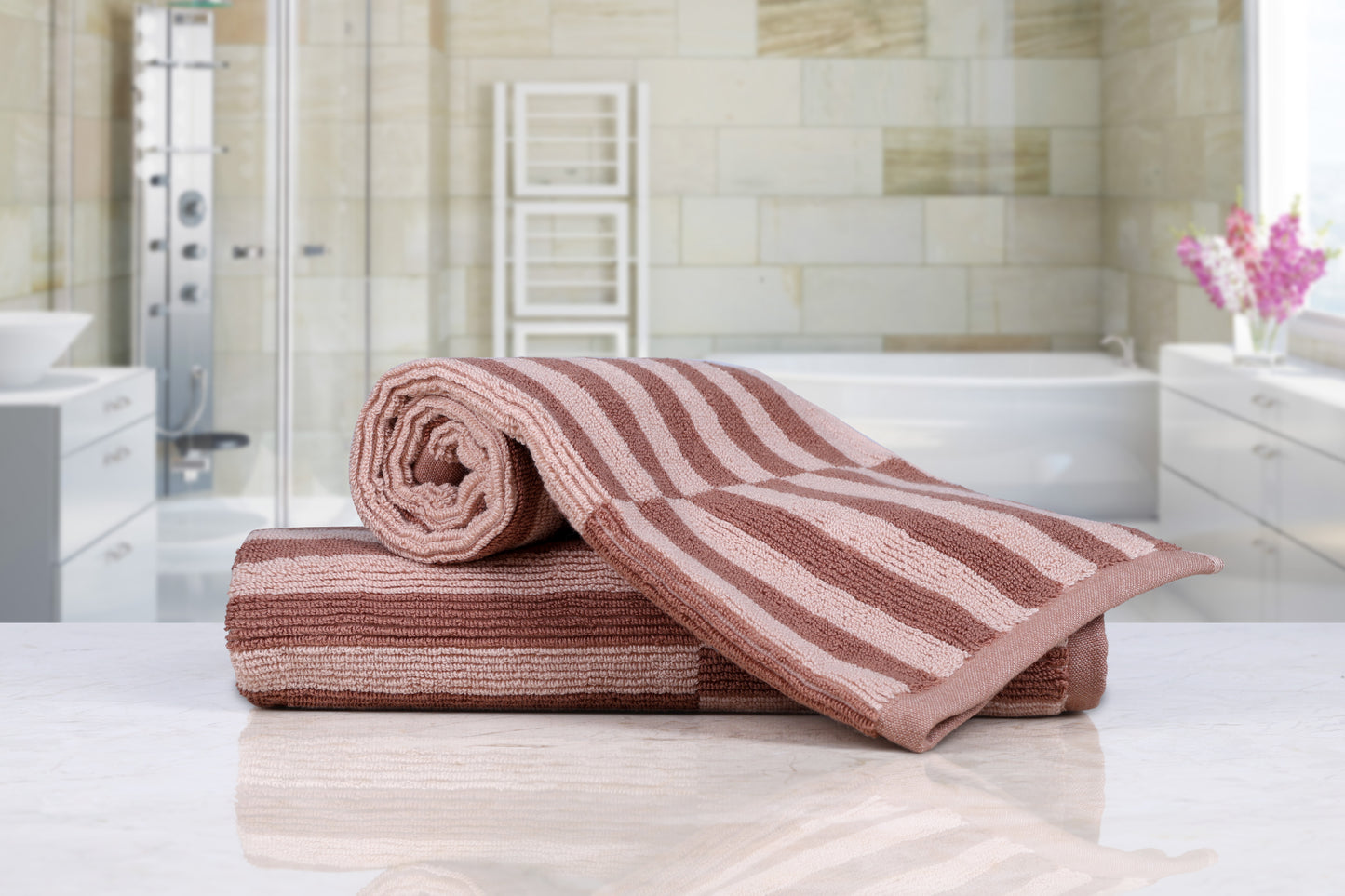 600 GSM Cam Rose 2 Hand Towel