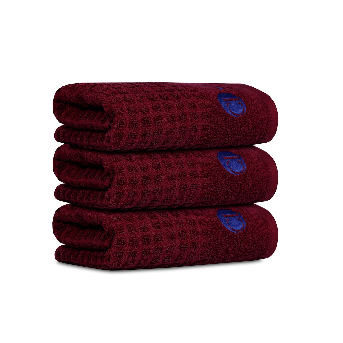 Designer Scarlet Kitchen Towel 400 GSM Pack of 3 Kitchen Towels