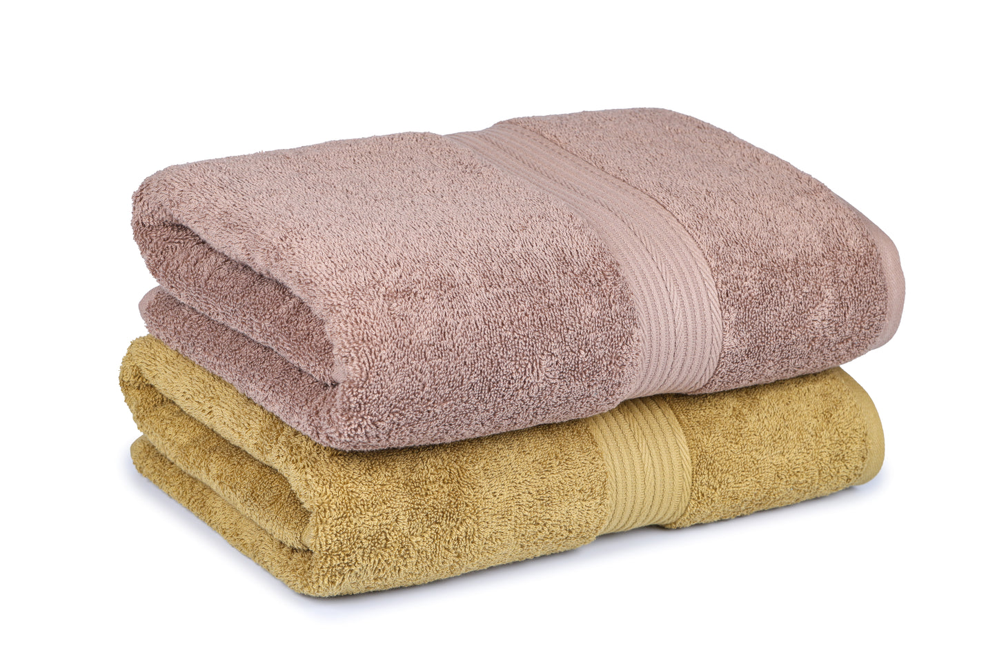 Sepia & Olive 2 Bath Towel Set