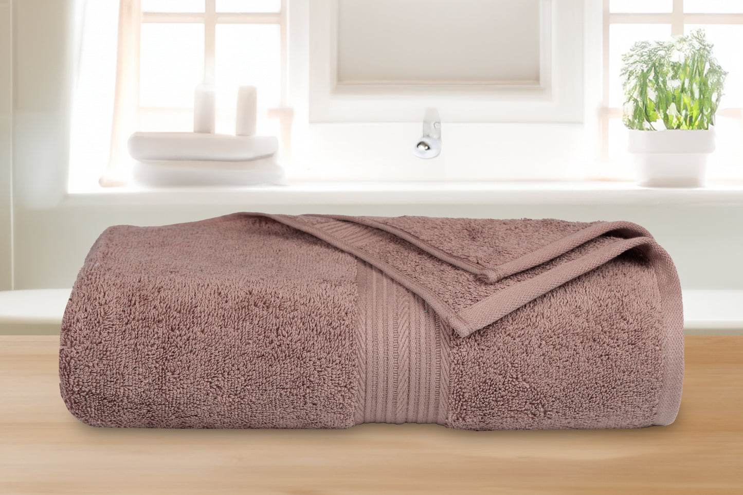 GSM 500 Sepia Brown Bath Towel