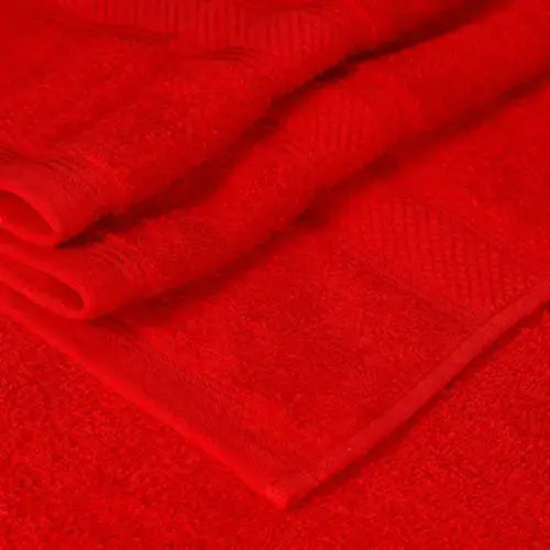 500 GSM TANGO RED BATH SET