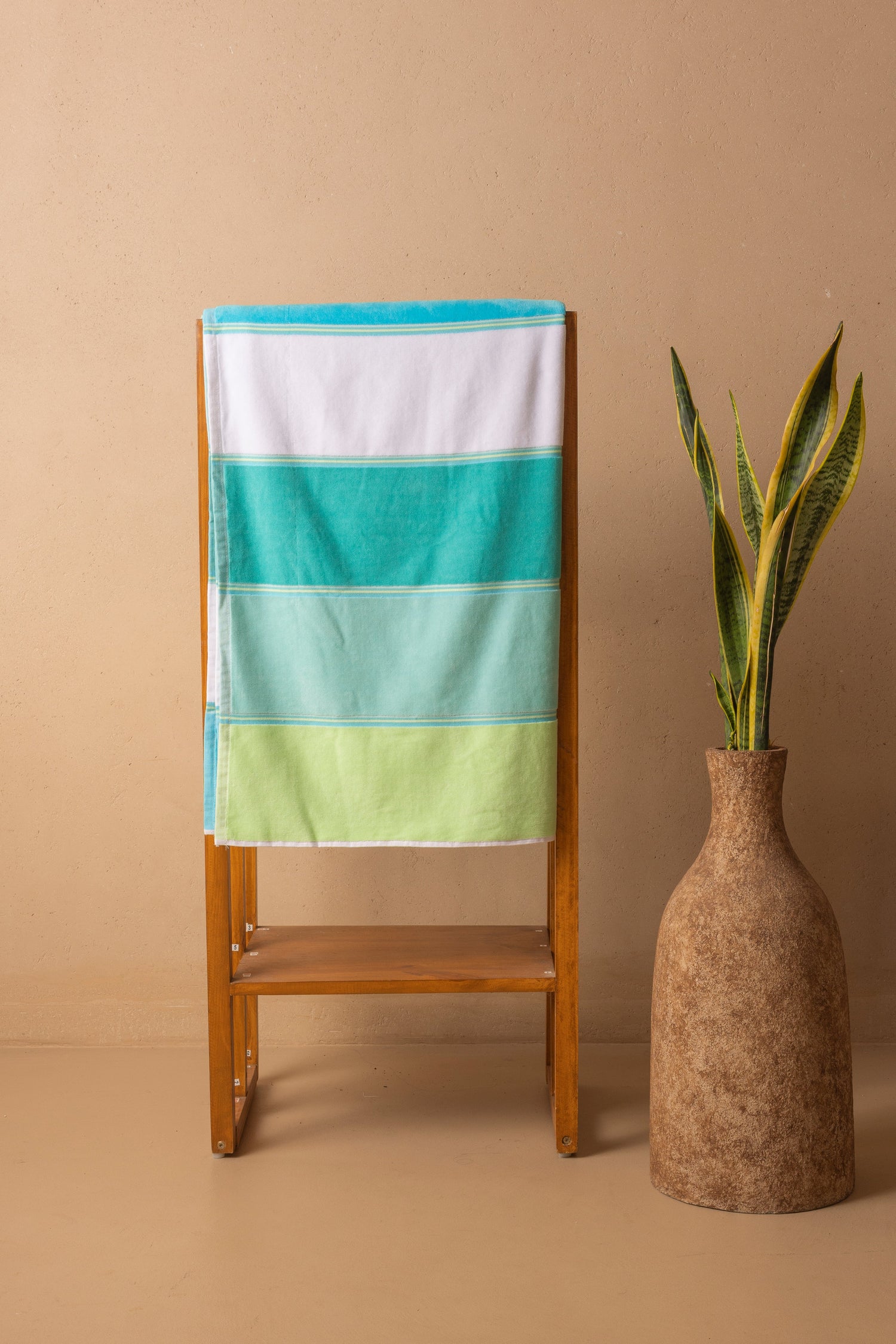 Seaside striped towel