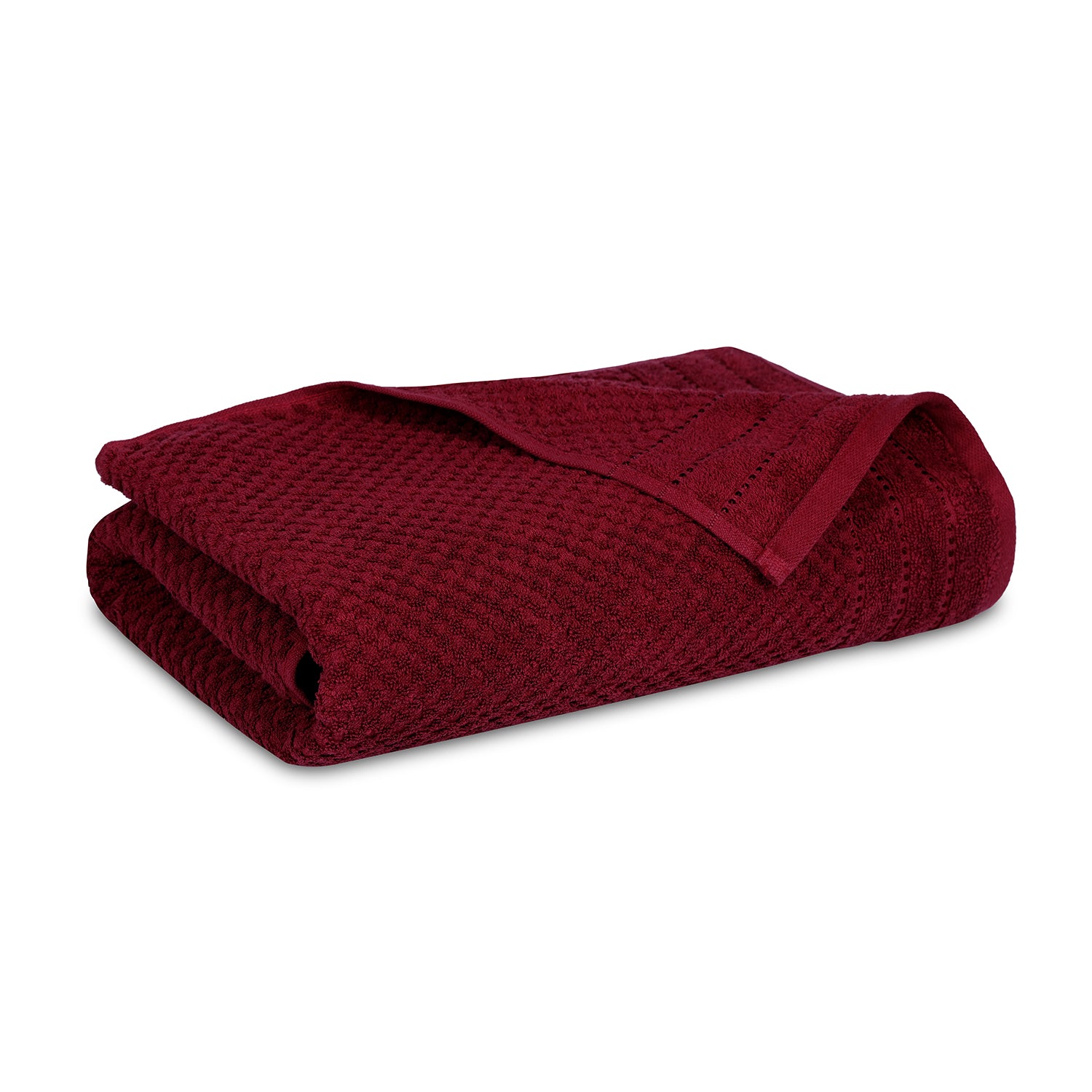 Popcorn Scarlet Bath Towel 400 GSM Pack of 1 Bath Towel