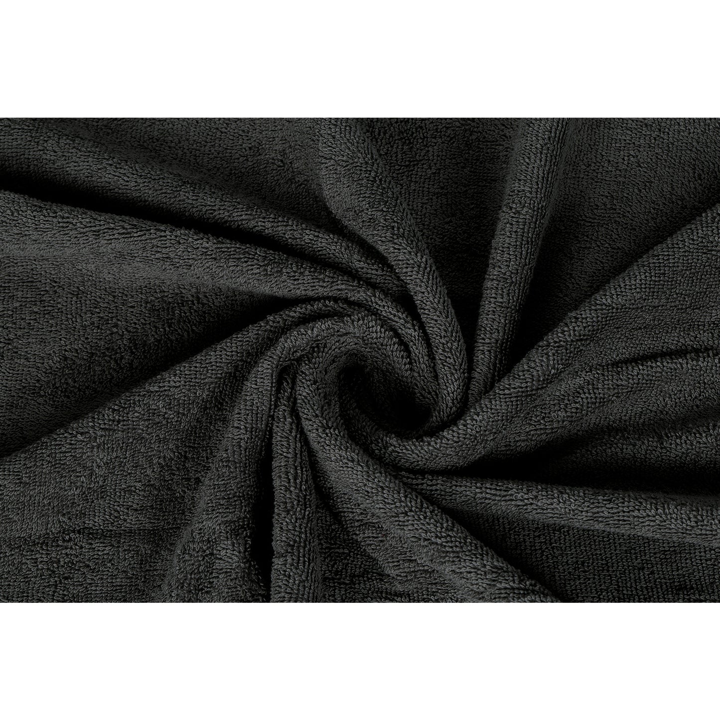 Gold Polly Border Charcoal Hand Towel 400 GSM Pack of 2 Hand Towels
