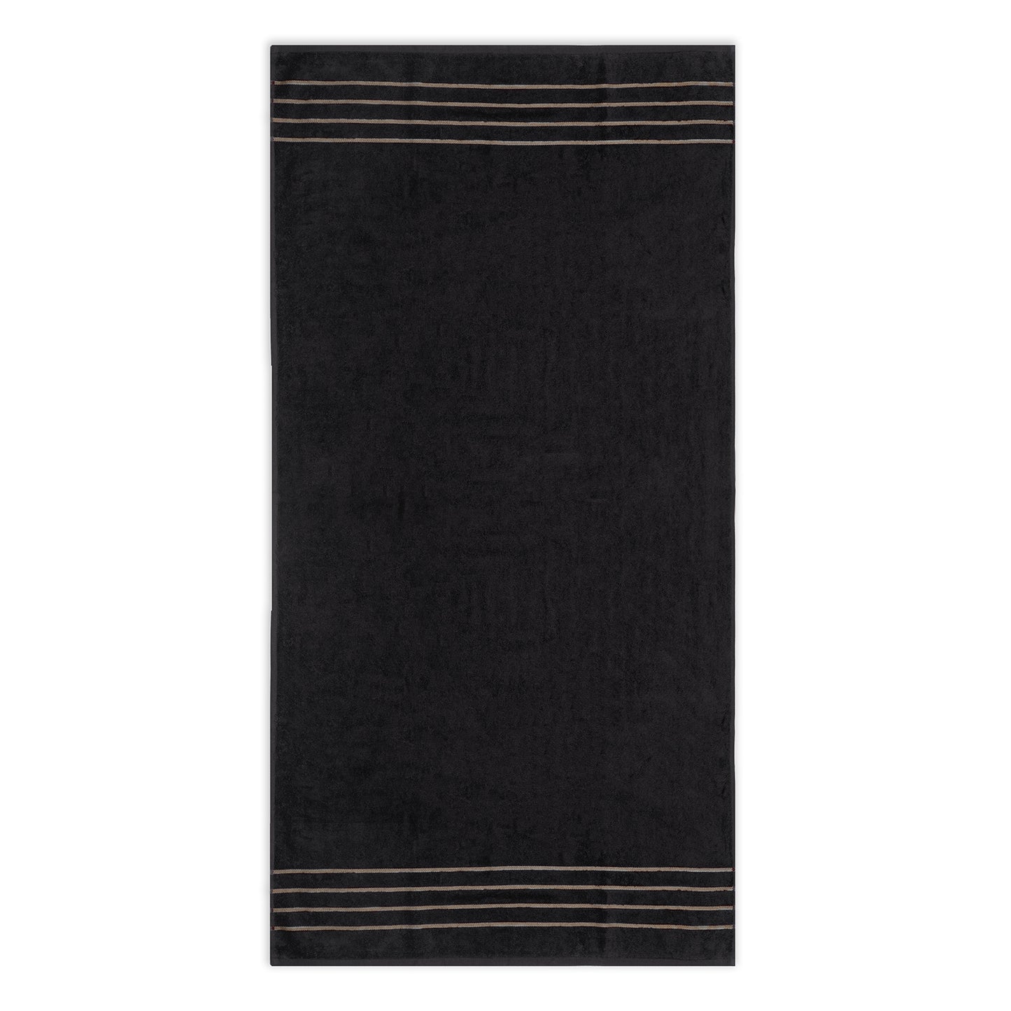 Gold Polly Border Ash Bath Towel 400 GSM Pack of 2 Bath Towels