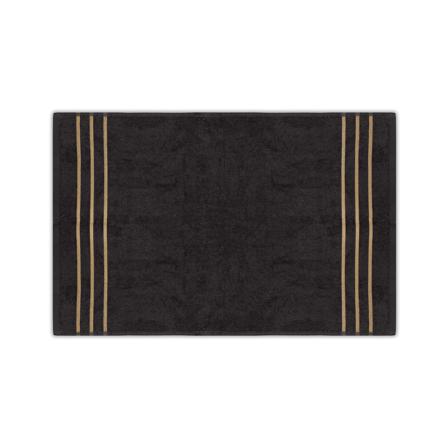 Gold Polly Border Ash Hand Towel 400 GSM Pack of 2 Hand Towels