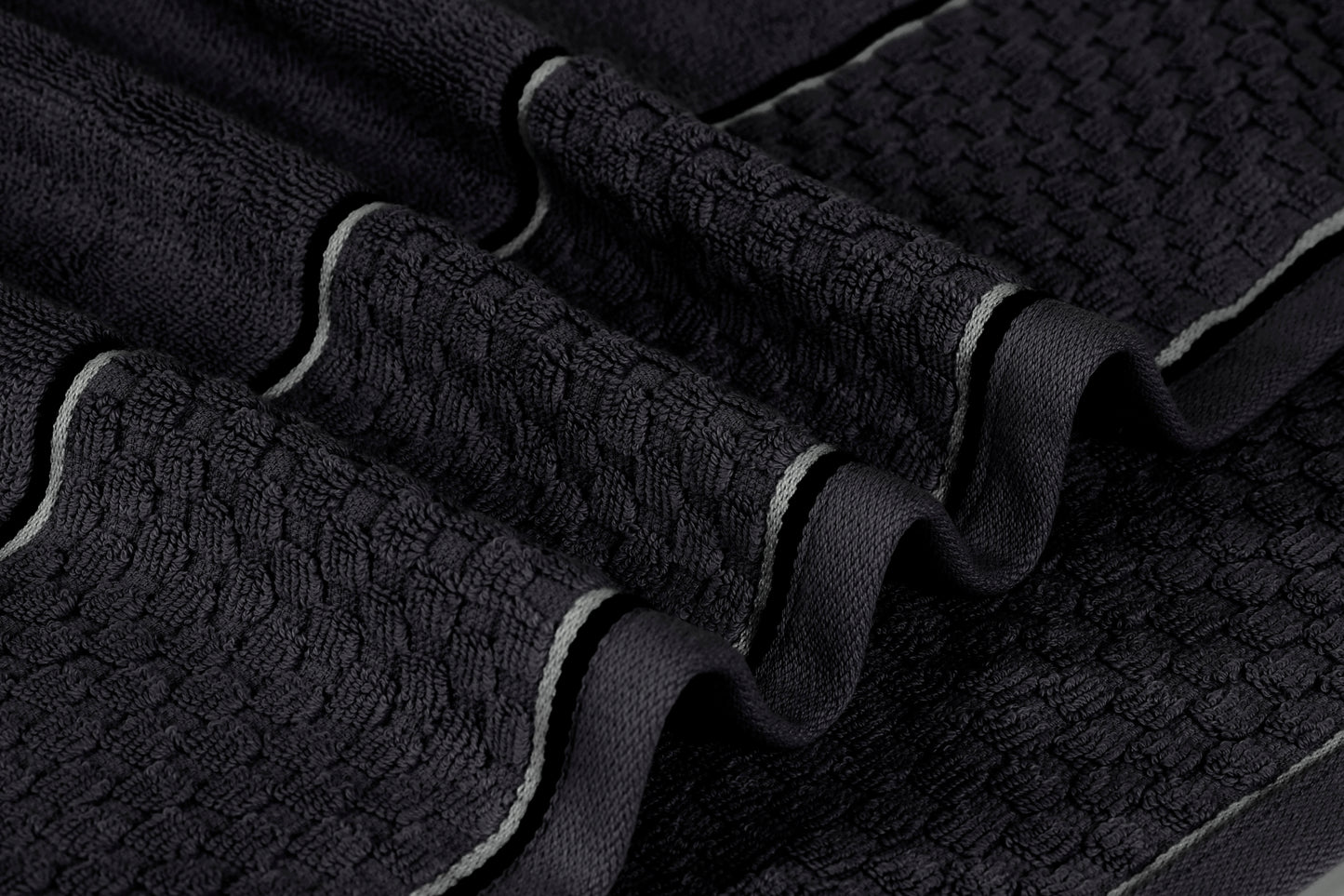 Waffle Retreat – Graphite Spa / Bath Towel