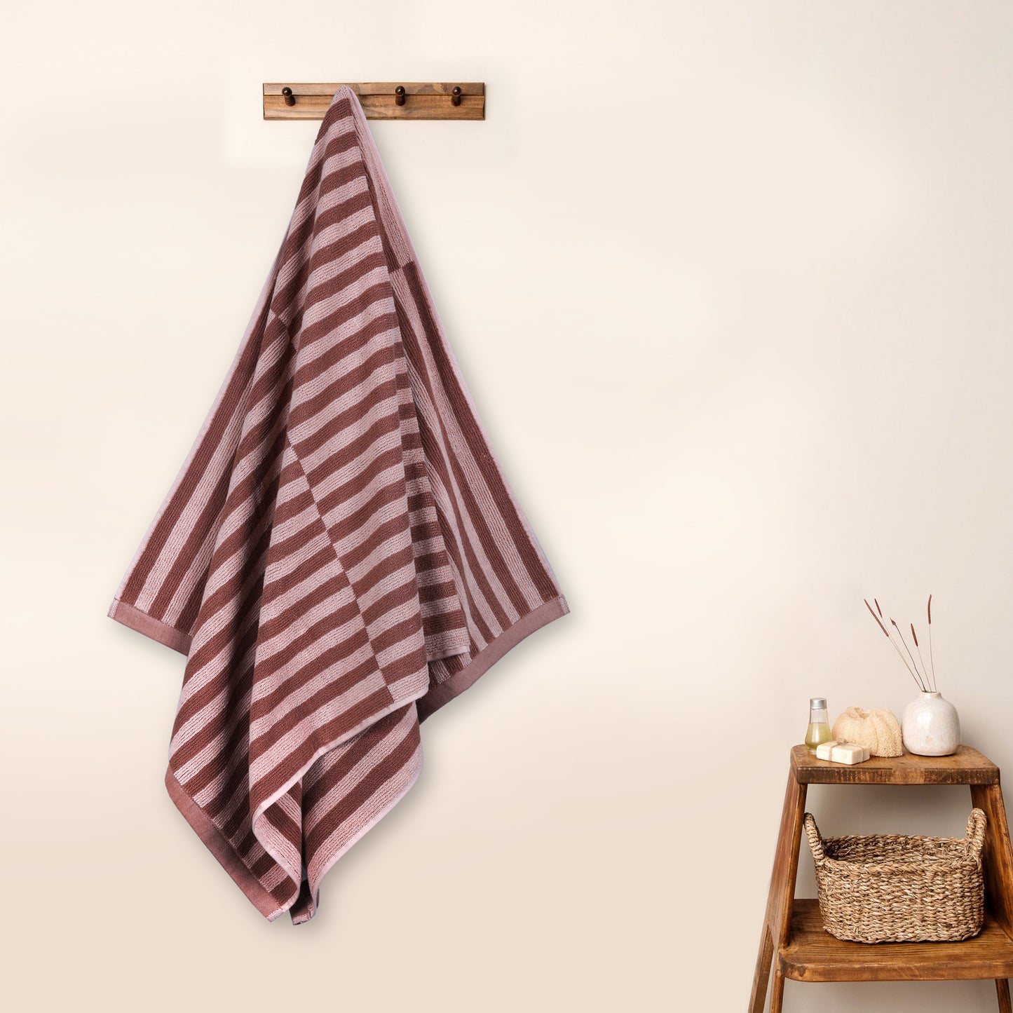 600 GSM Cam Rose 1 Bath Towel