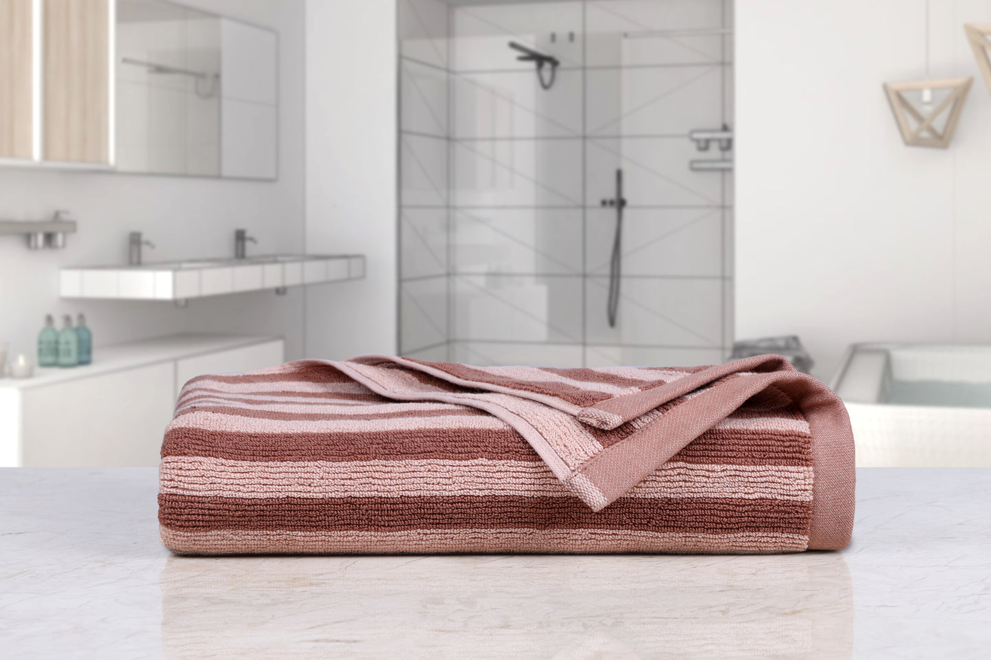 600 GSM Cam Rose 1 Bath Towel