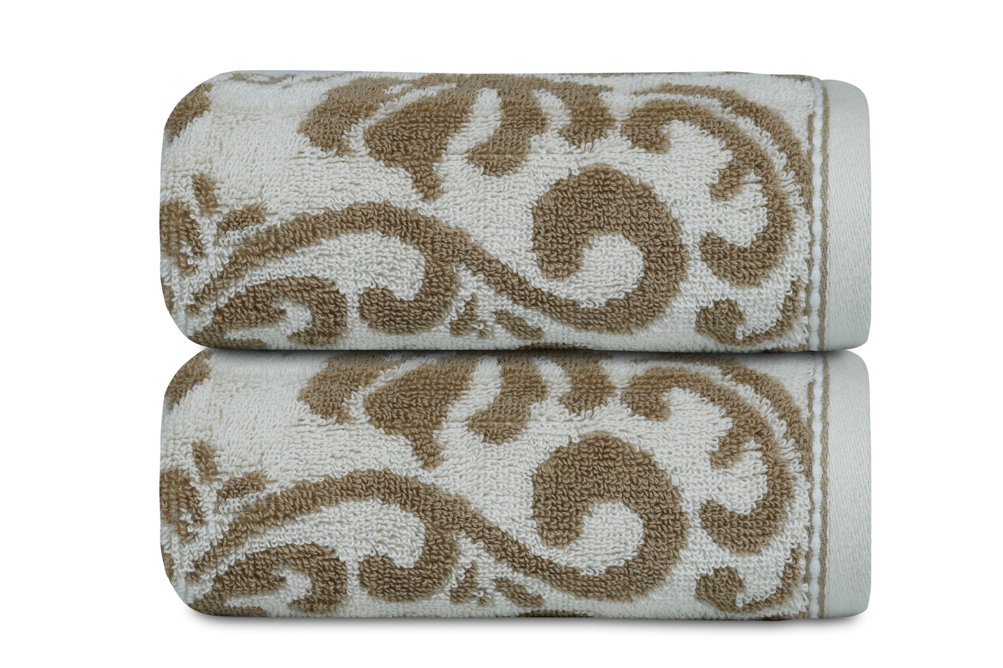Yarn Dyed Jaquard Erget Hand Towel 550 GSM Pack of 2 Hand Towels