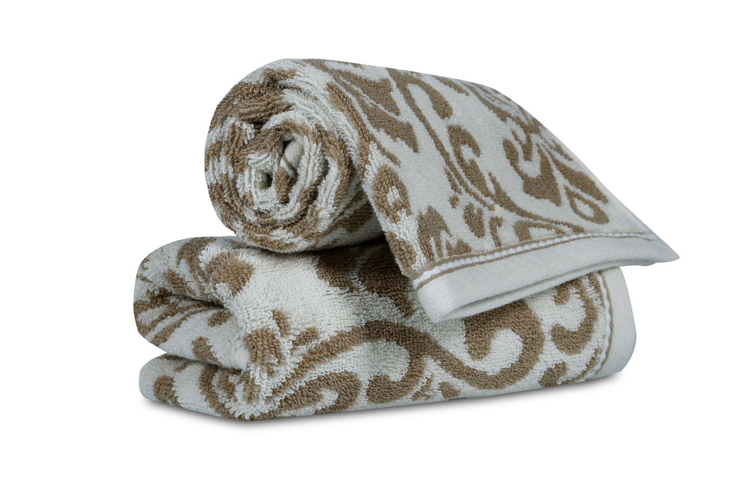 Yarn Dyed Jaquard Erget Hand Towel 550 GSM Pack of 2 Hand Towels