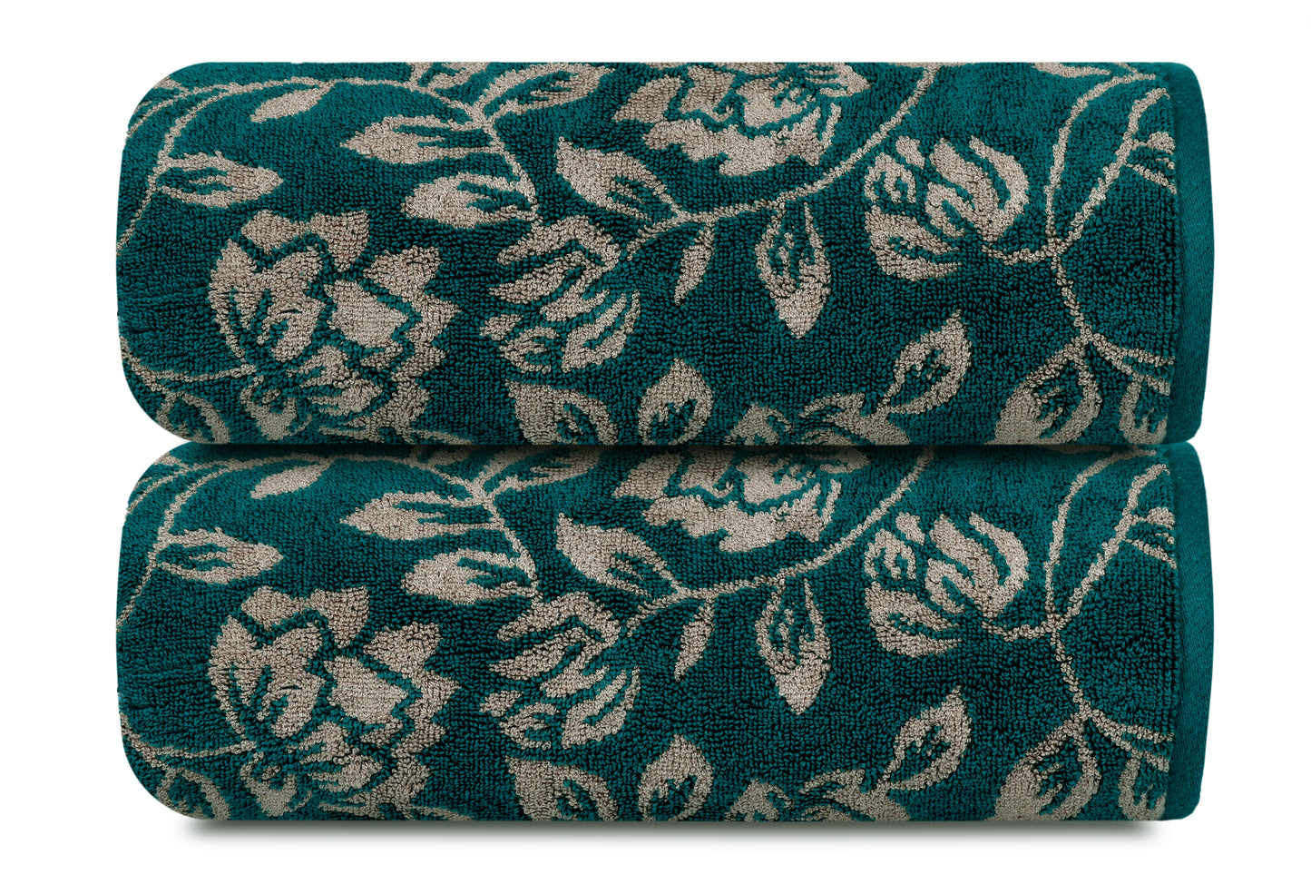 Gharana Edit – Peacock Grove / Set of 2 Bath Towels