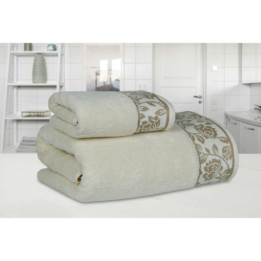 Gharana Edit – Pearl / Bath & Hand Towel Set
