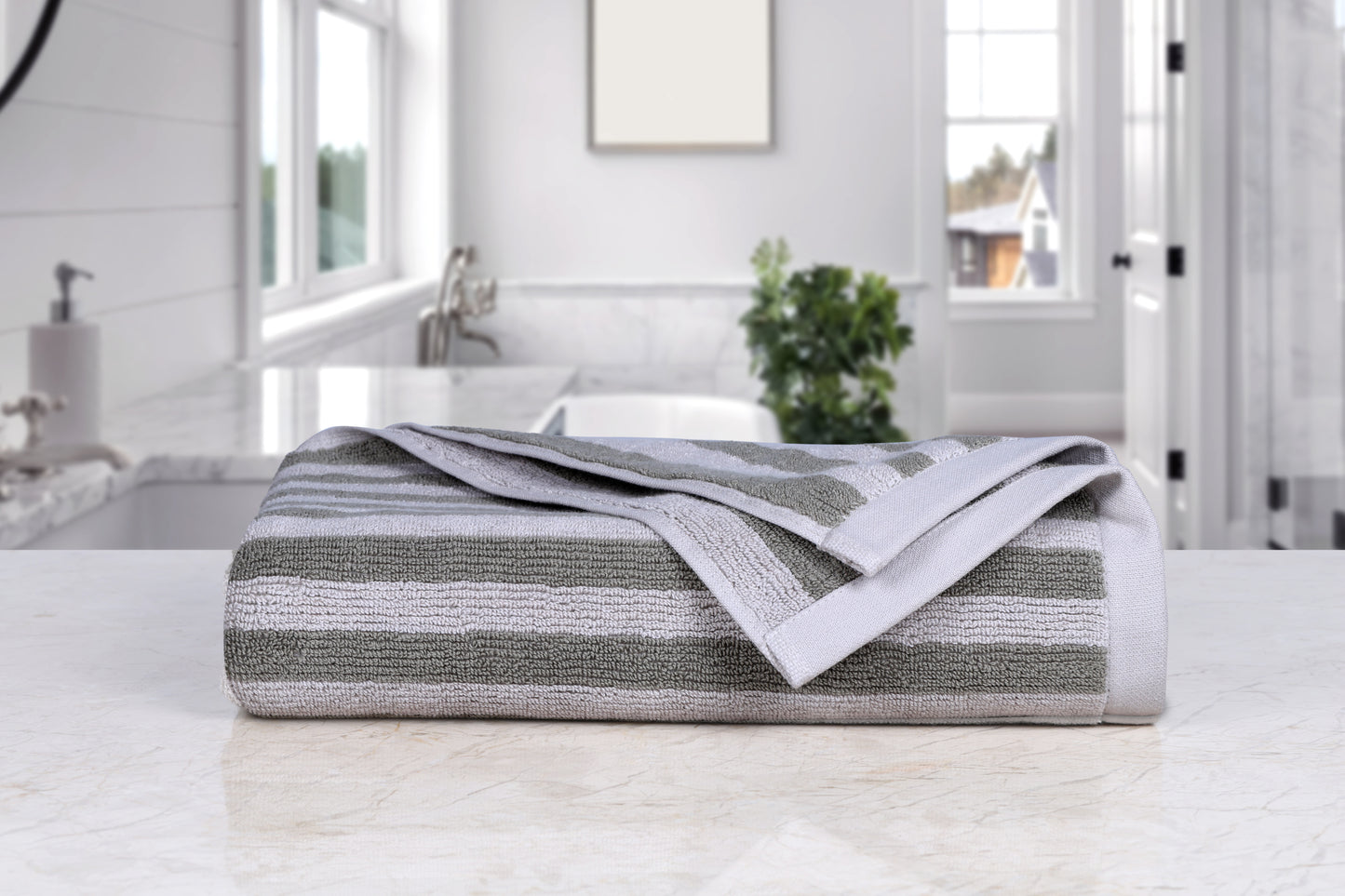 600 GSM Sage Bone 1 Bath Towel