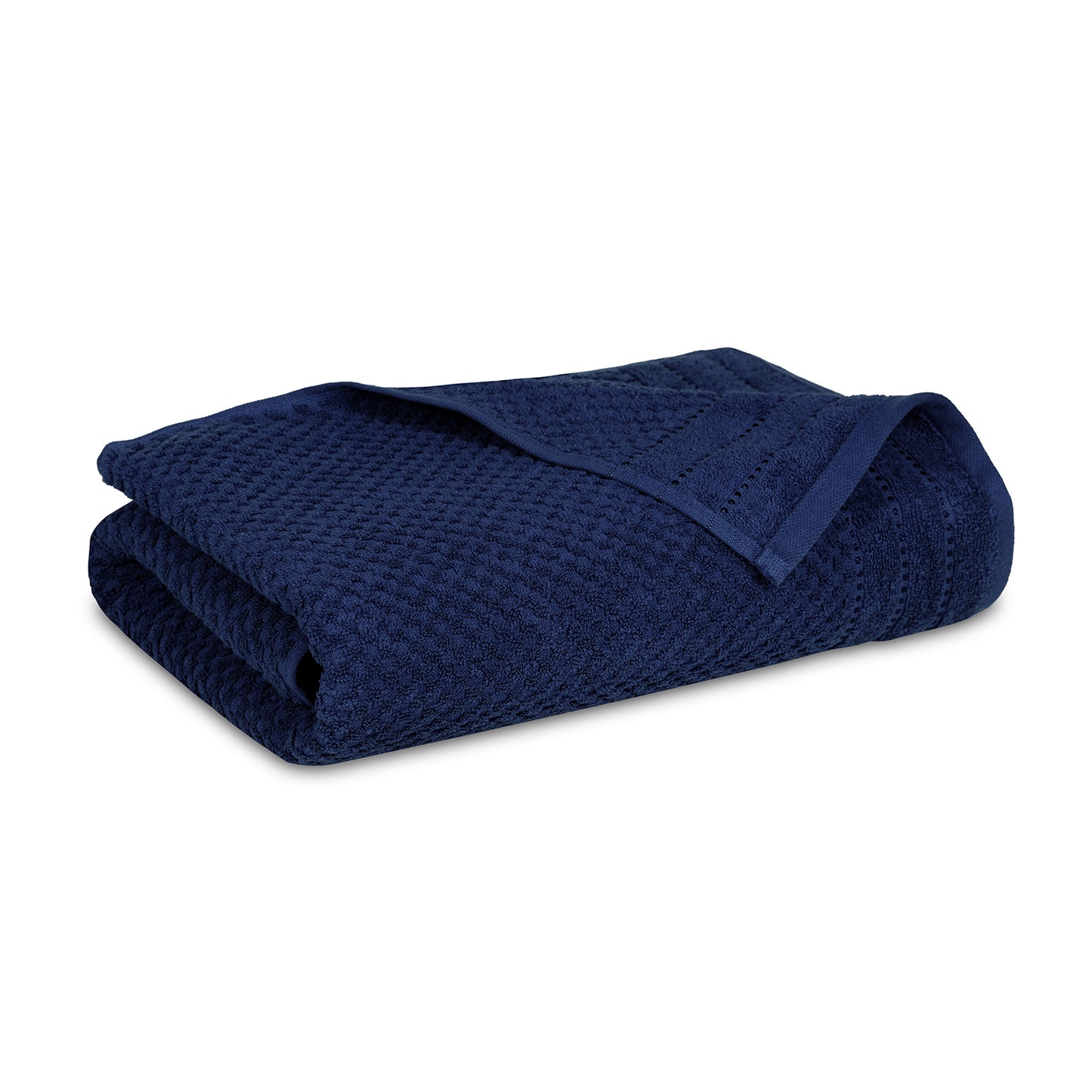 Popcorn Navy Blue Bath Towel 400 GSM Pack of 1 Bath Towel
