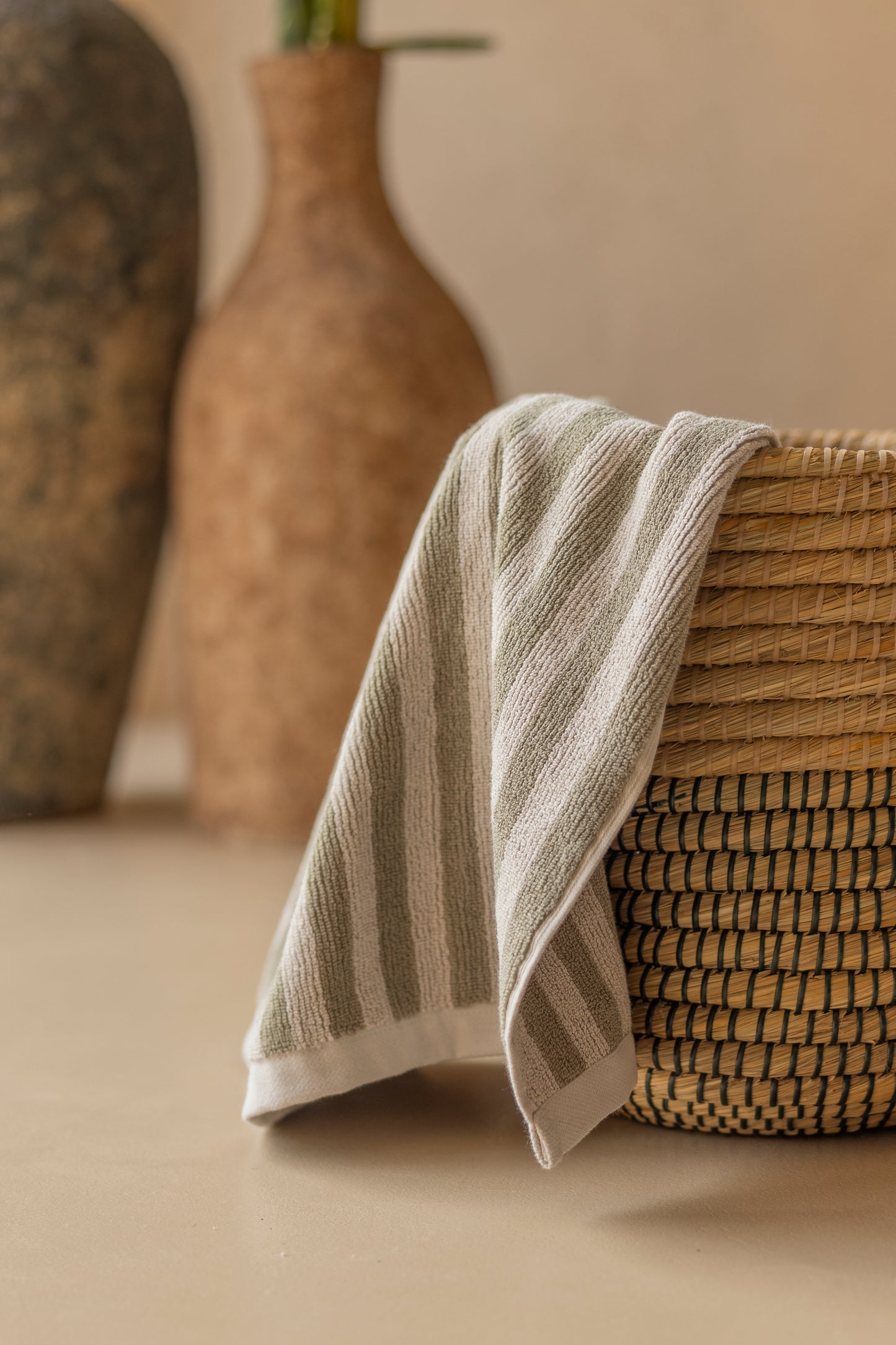 600 GSM Sage Bone 1 Bath Towel