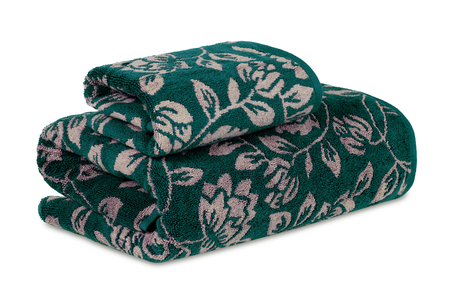 Gharana Edit – Peacock Grove / Bath & Hand Towel Set