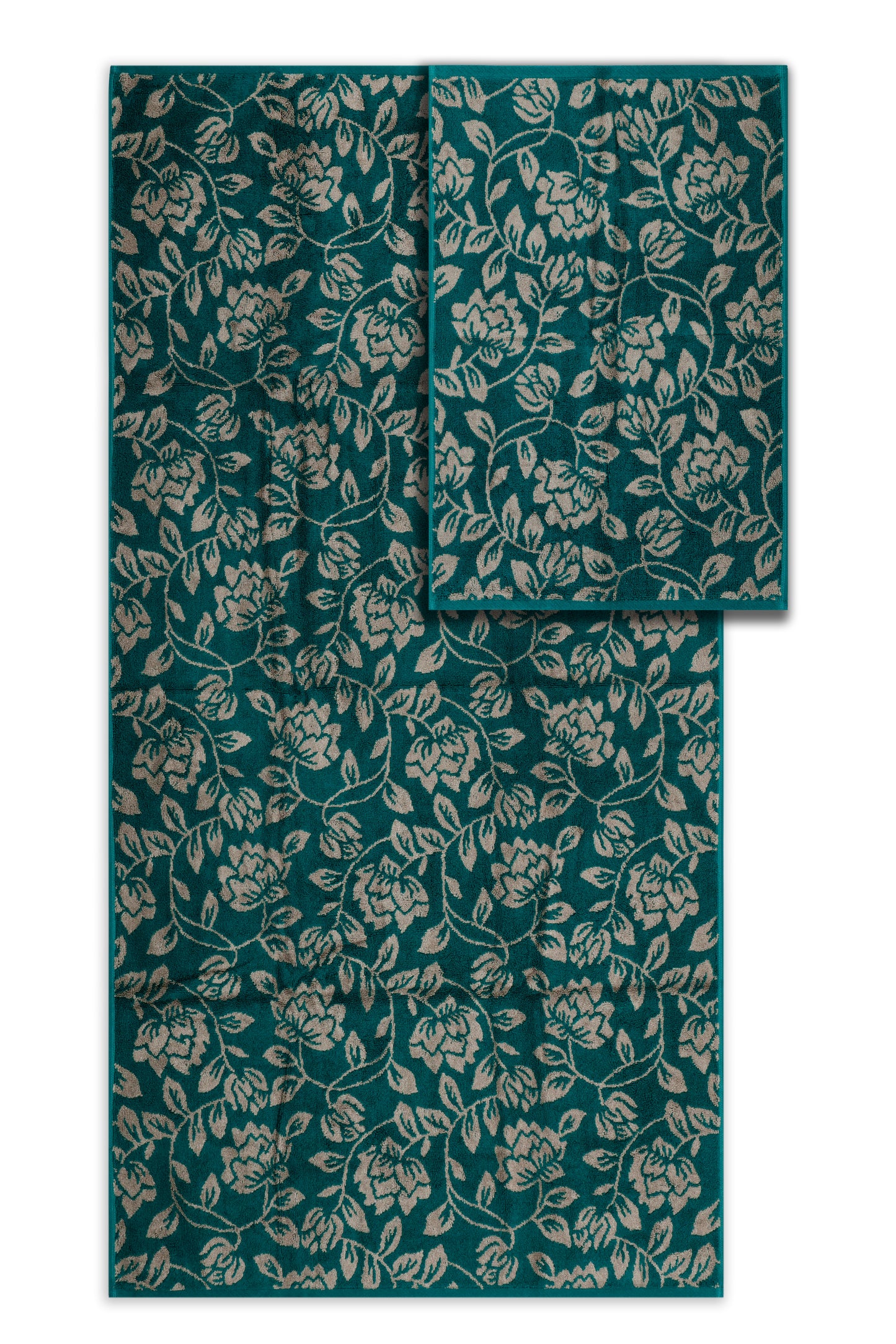 Gharana Edit – Peacock Grove / Bath & Hand Towel Set