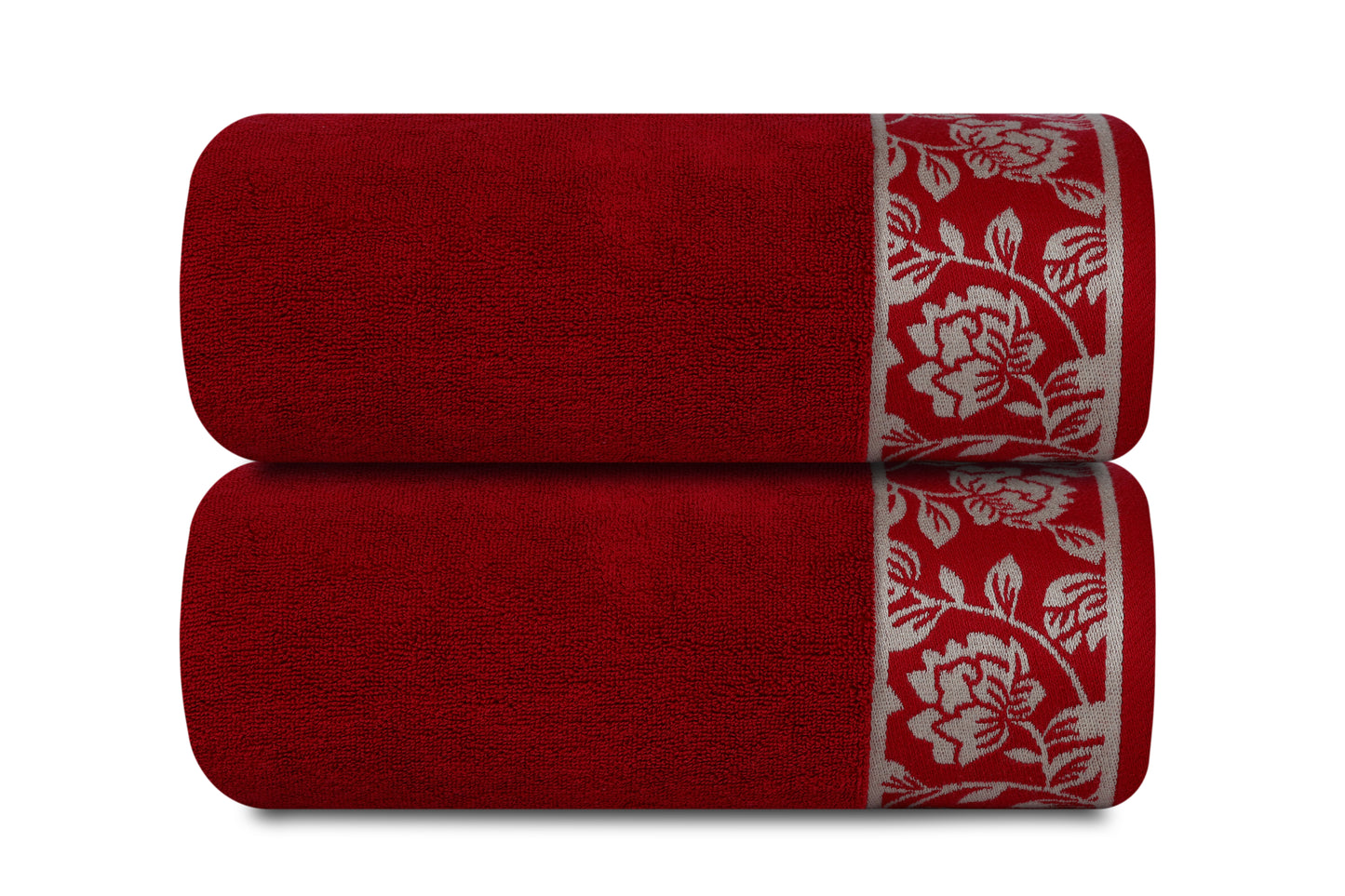 Gharana Edit – Ruby / Set of 2 Bath Towels