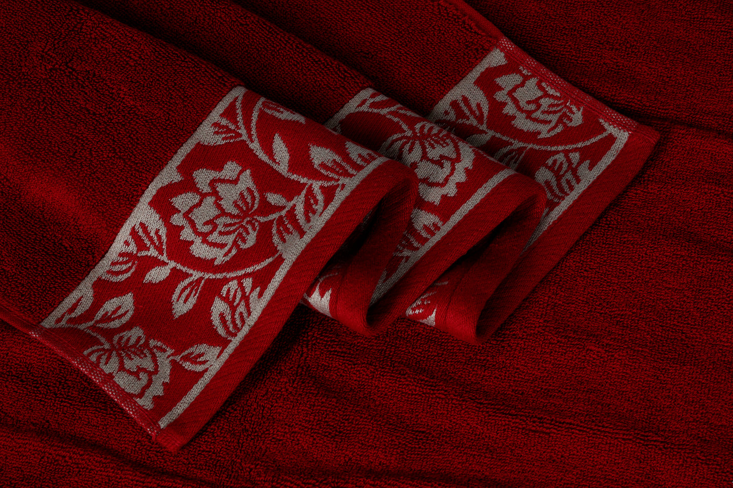 Gharana Edit – Ruby / Set of 2 Bath Towels