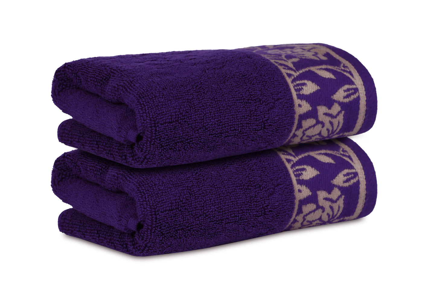 Gharana Edit –Tanzanite / Set of 2 Hand Towels