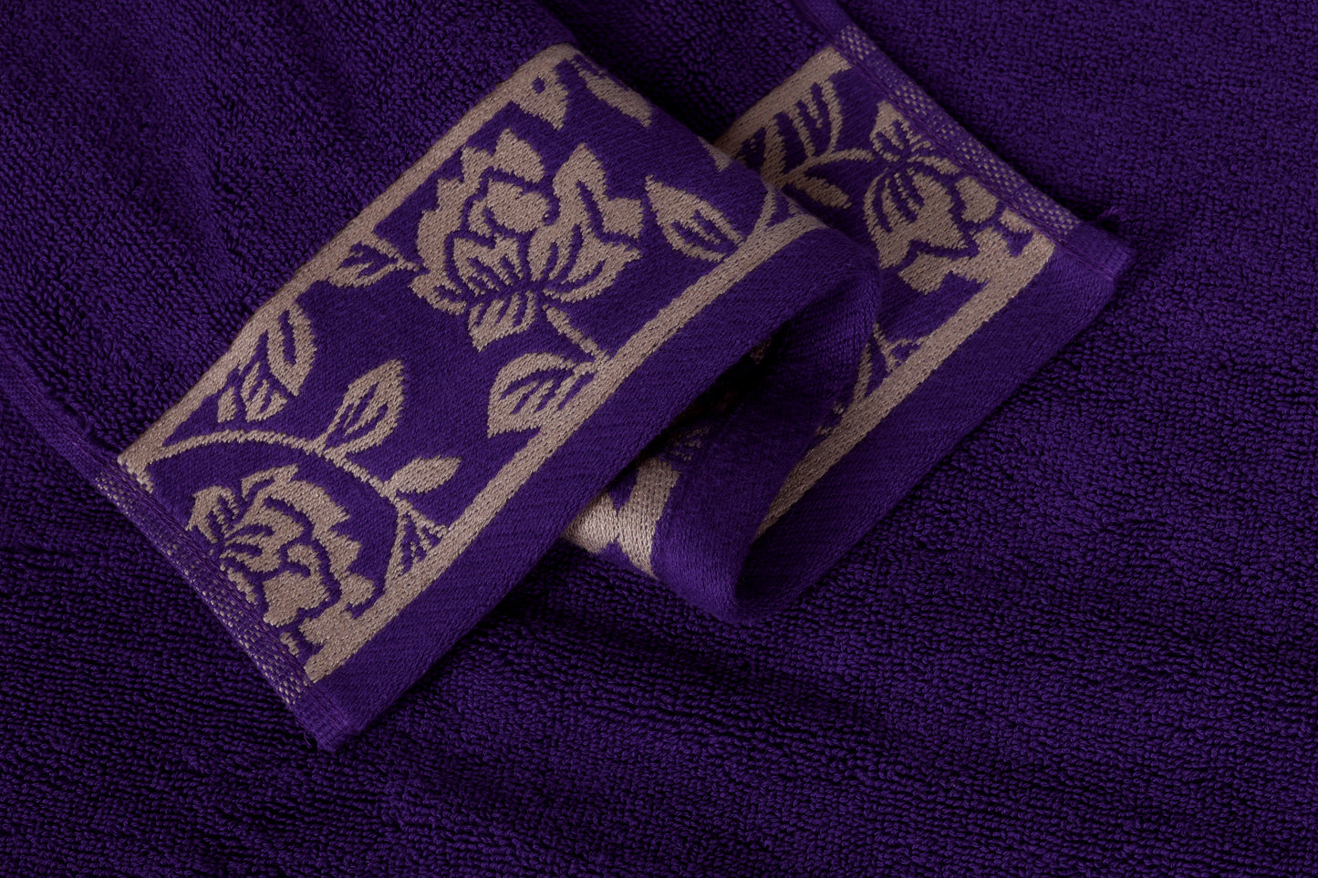 Gharana Edit –Tanzanite / Set of 2 Hand Towels