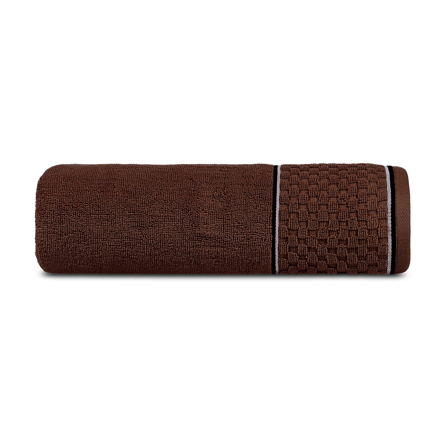 Waffle Mocha Bath Towel 550 GSM Pack of 1 Bath Towel