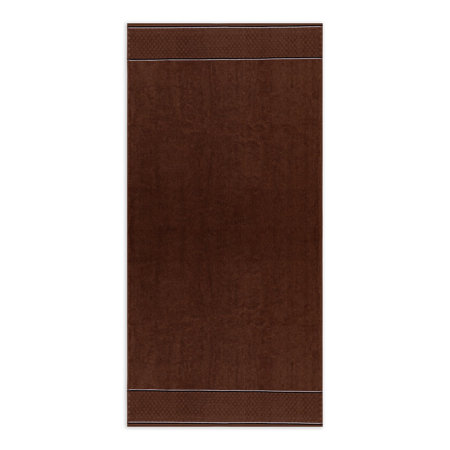 Waffle Mocha Bath Towel 550 GSM Pack of 1 Bath Towel
