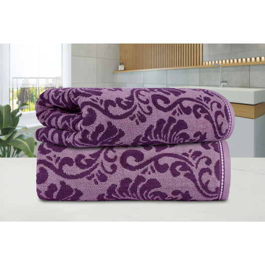 Gharana Edit – Violet Veil / Set of 2 Bath Towels