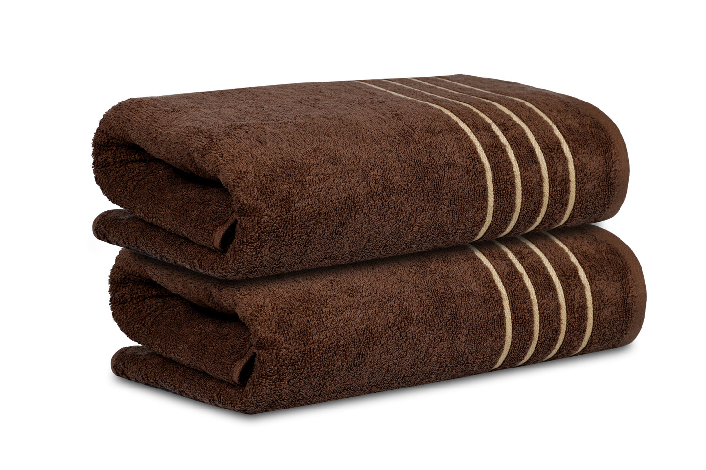 Gharana Edit – Mocha Kanchan / Set of 2 Bath Towels