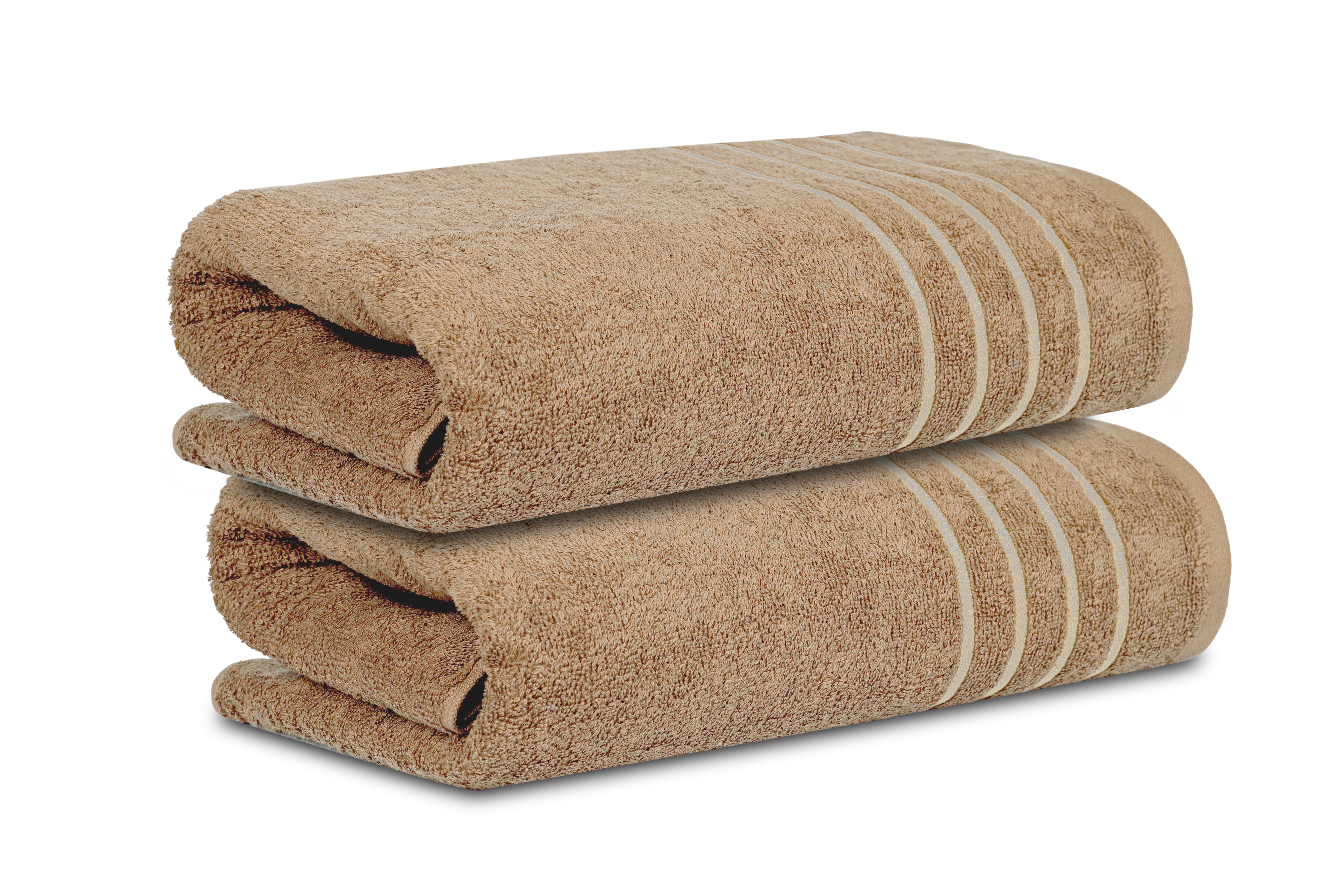 Taupe Kanchan - Set of 2 Bath Towels
