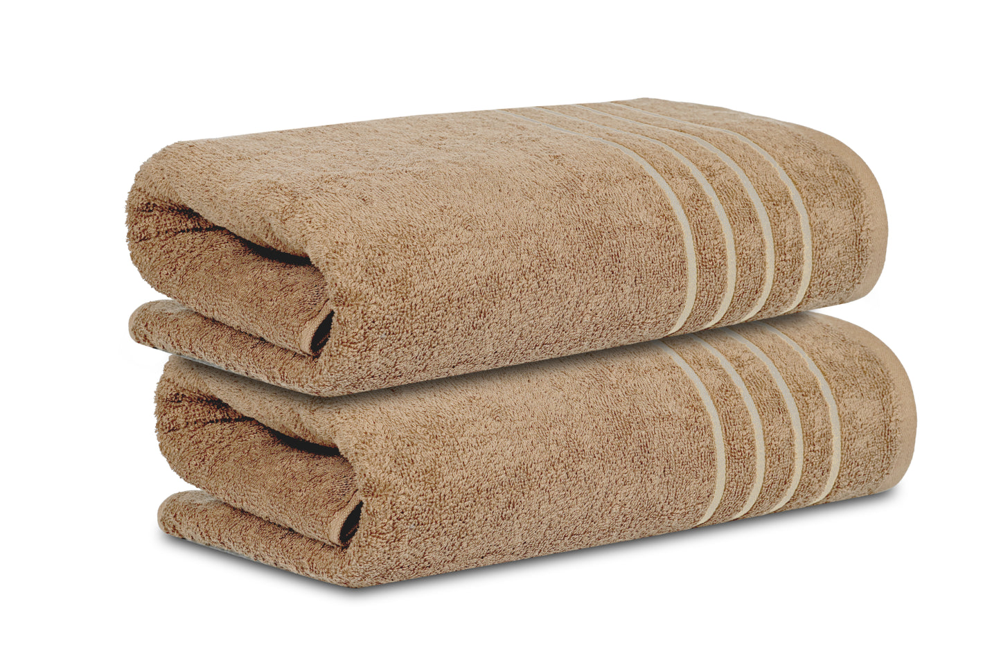 Gharana Edit – Taupe Resham/ Set of 2 Bath Towels