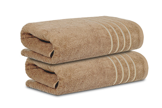 Taupe Kanchan - Set of 2 Bath Towels