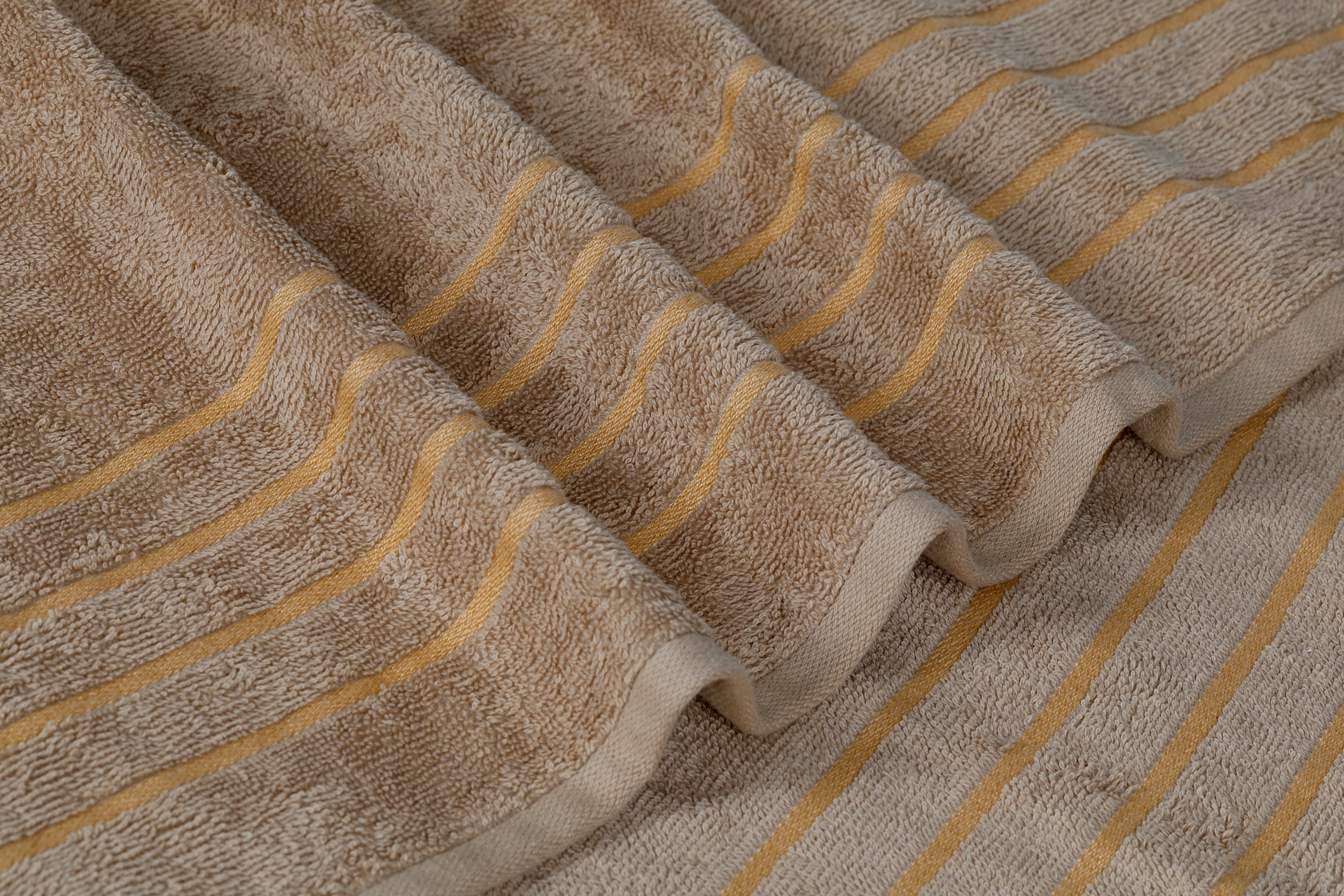 Gharana Edit – Taupe Resham/ Set of 2 Bath Towels