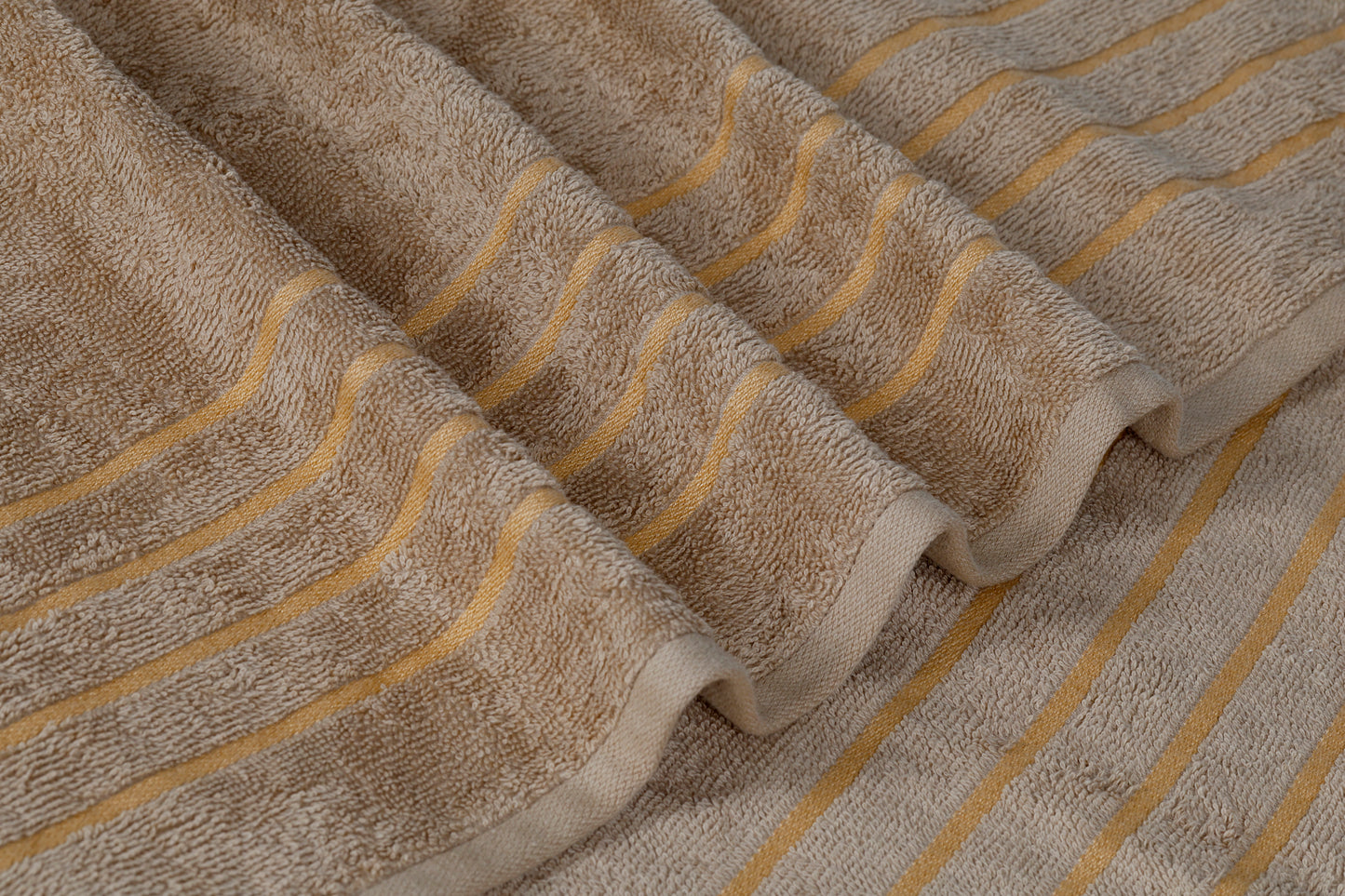 Gharana Edit – Taupe Resham/ Set of 2 Bath Towels