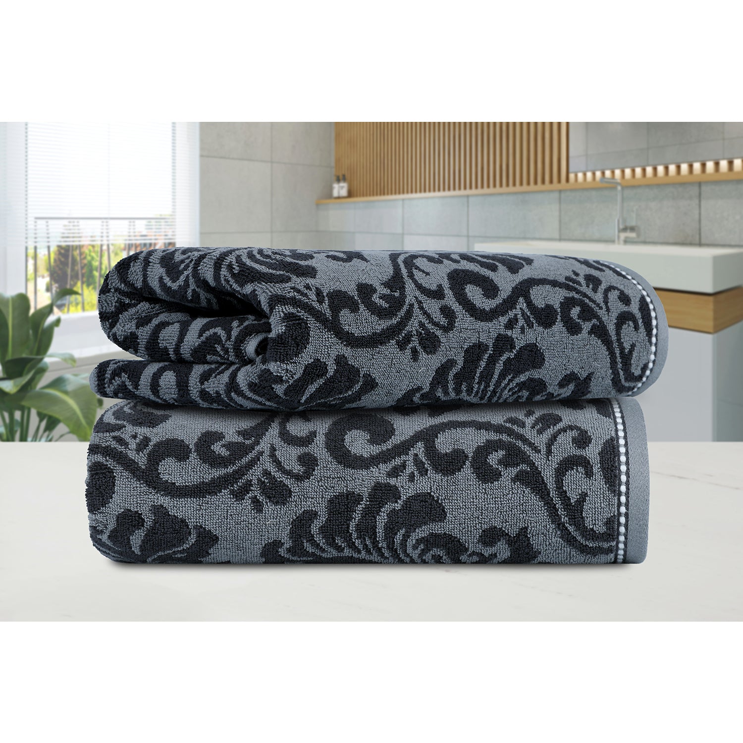 550 GSM FORGET IRON 2 BATH TOWEL