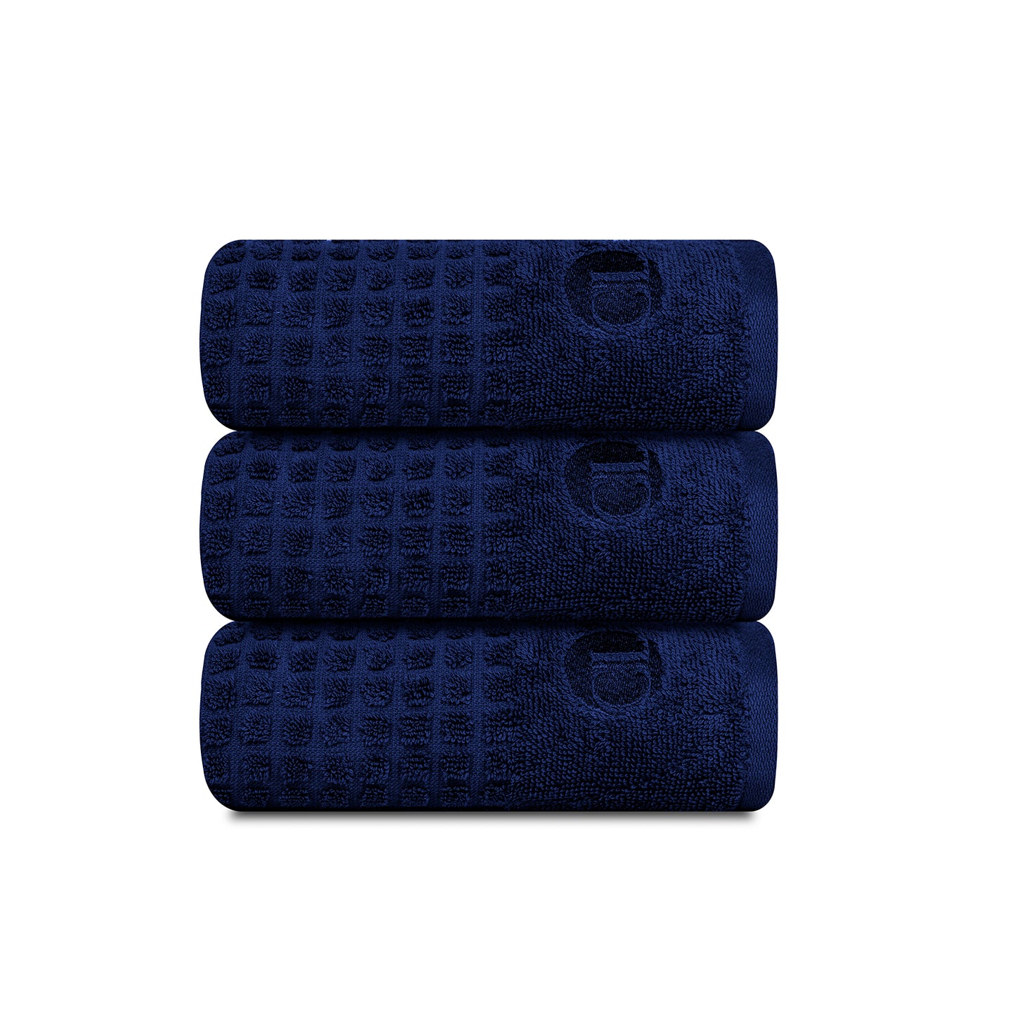 Designer Blue Kitchen Towel 400 GSM Pack of 3 Kitchen Towels