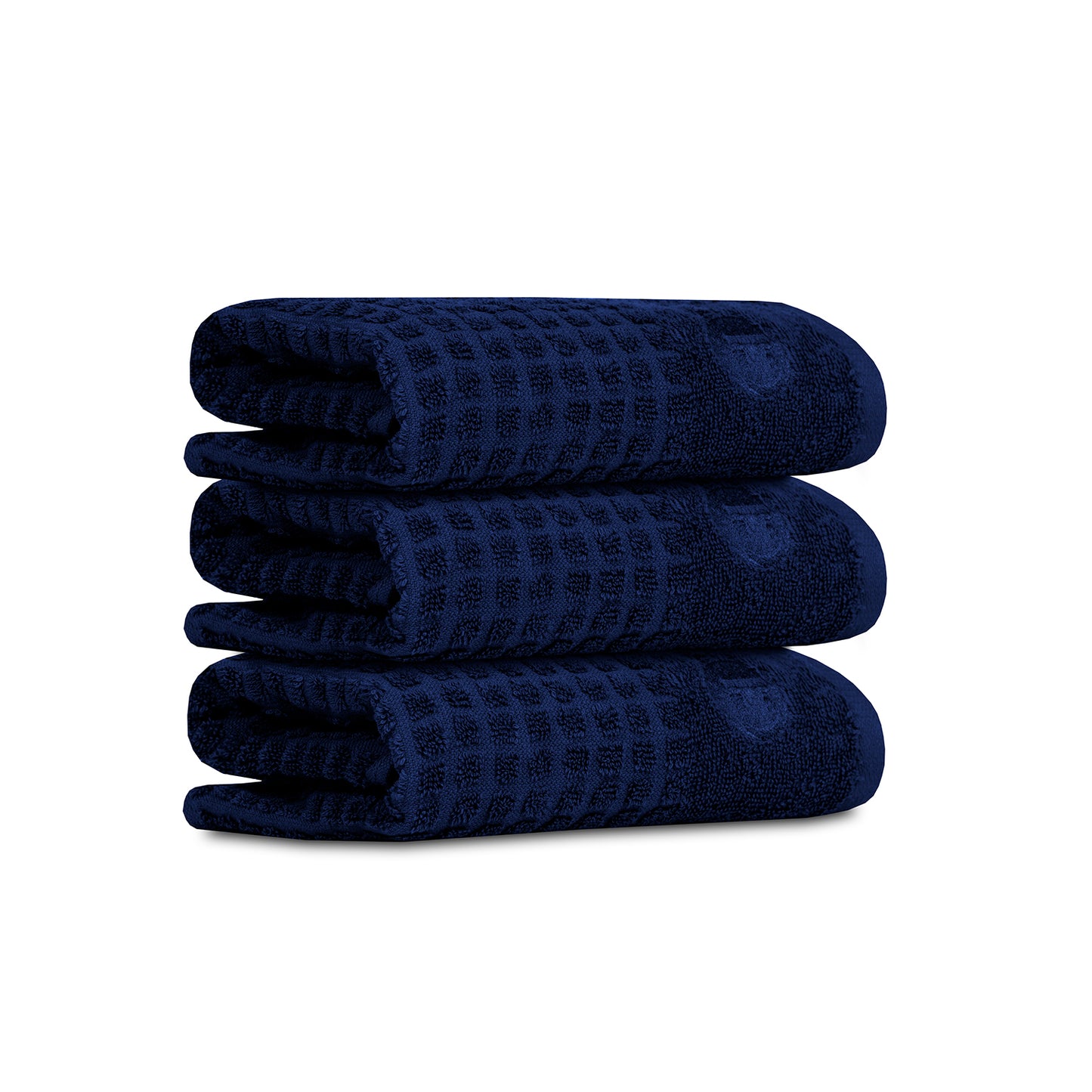 Designer Blue Kitchen Towel 400 GSM Pack of 3 Kitchen Towels