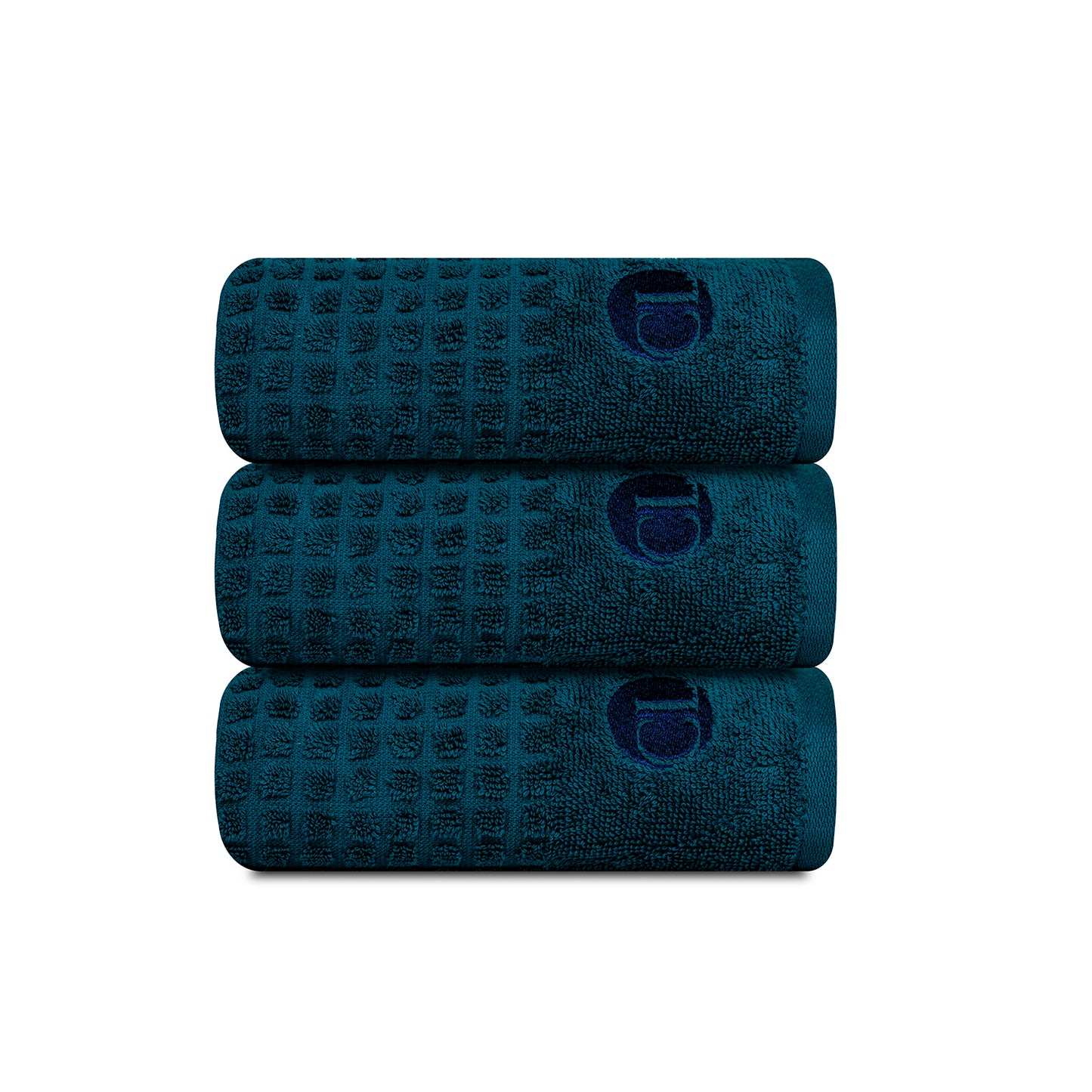 Designer Green Kitchen Towel 400 GSM Pack of 3 Kitchen Towels