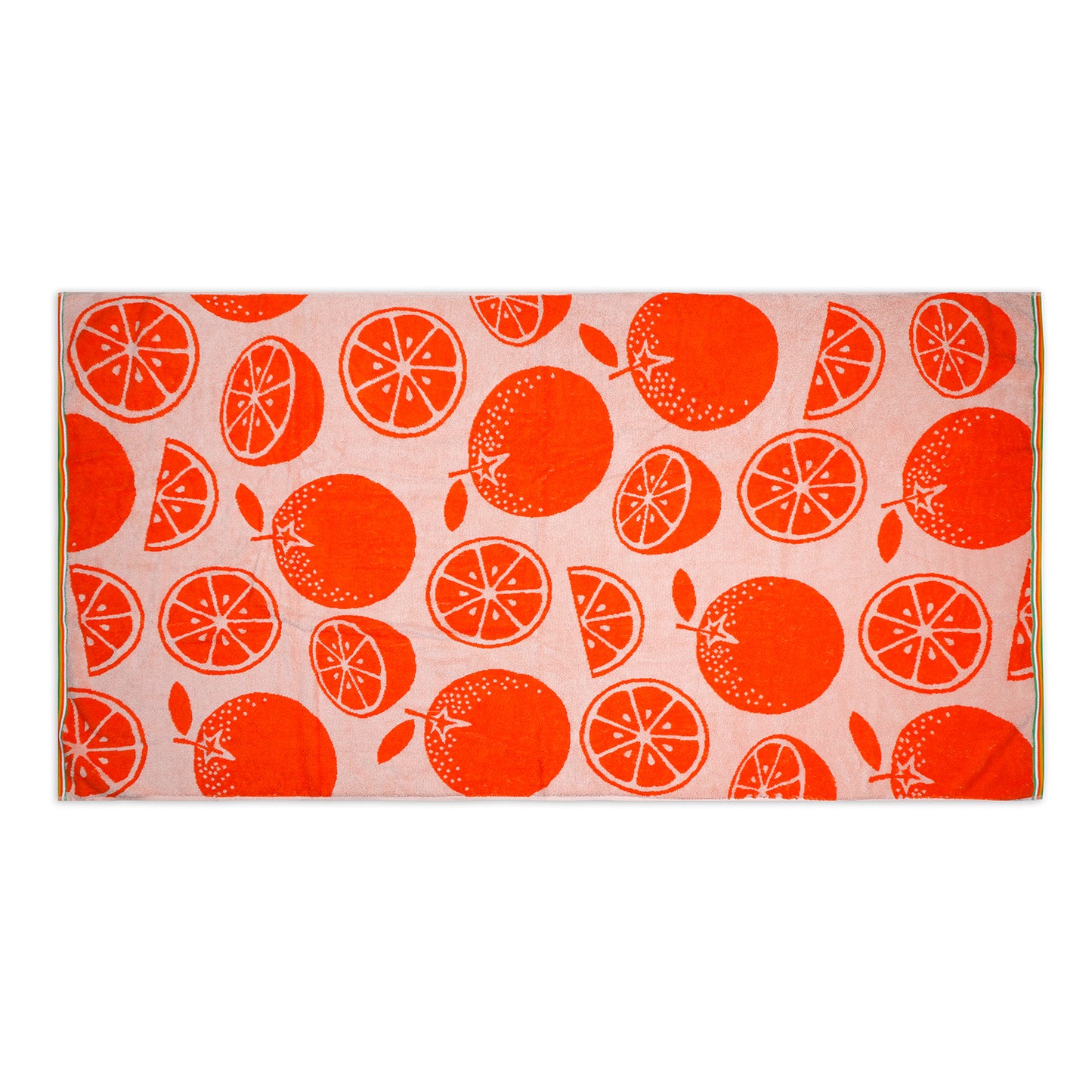 Lemon Fruit Pattern Bath Sheet 450 GSM Pack of 1 Bath Sheet