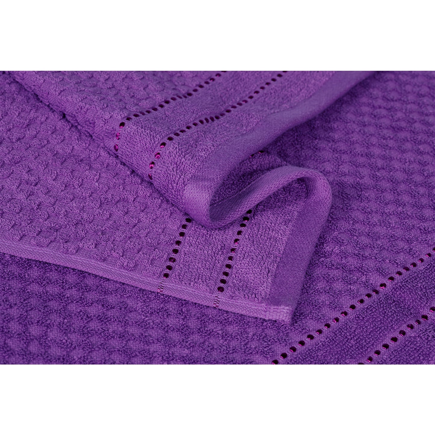 Popcorn Lavender Hand Towel 400 GSM Pack of 4 Hand Towel