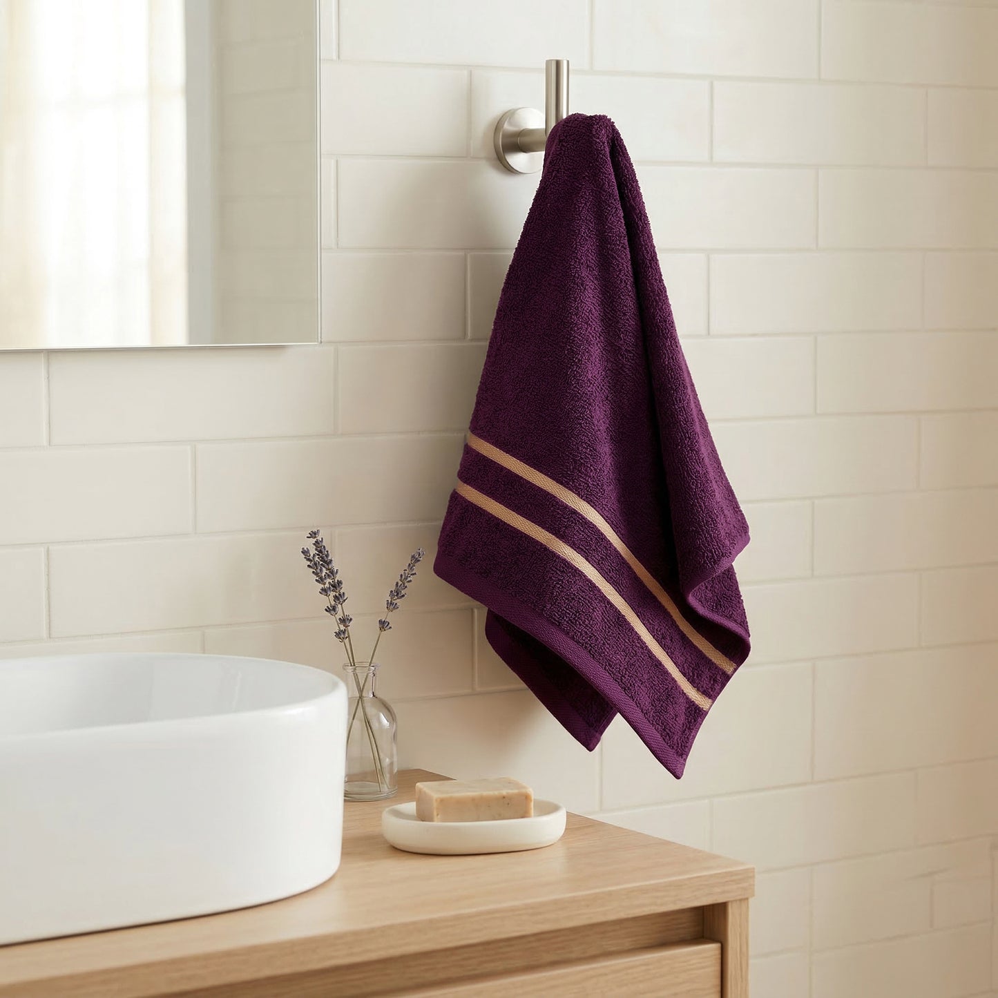 Gharana Edit – Wine Suroor / Pack of 6 Face Towels