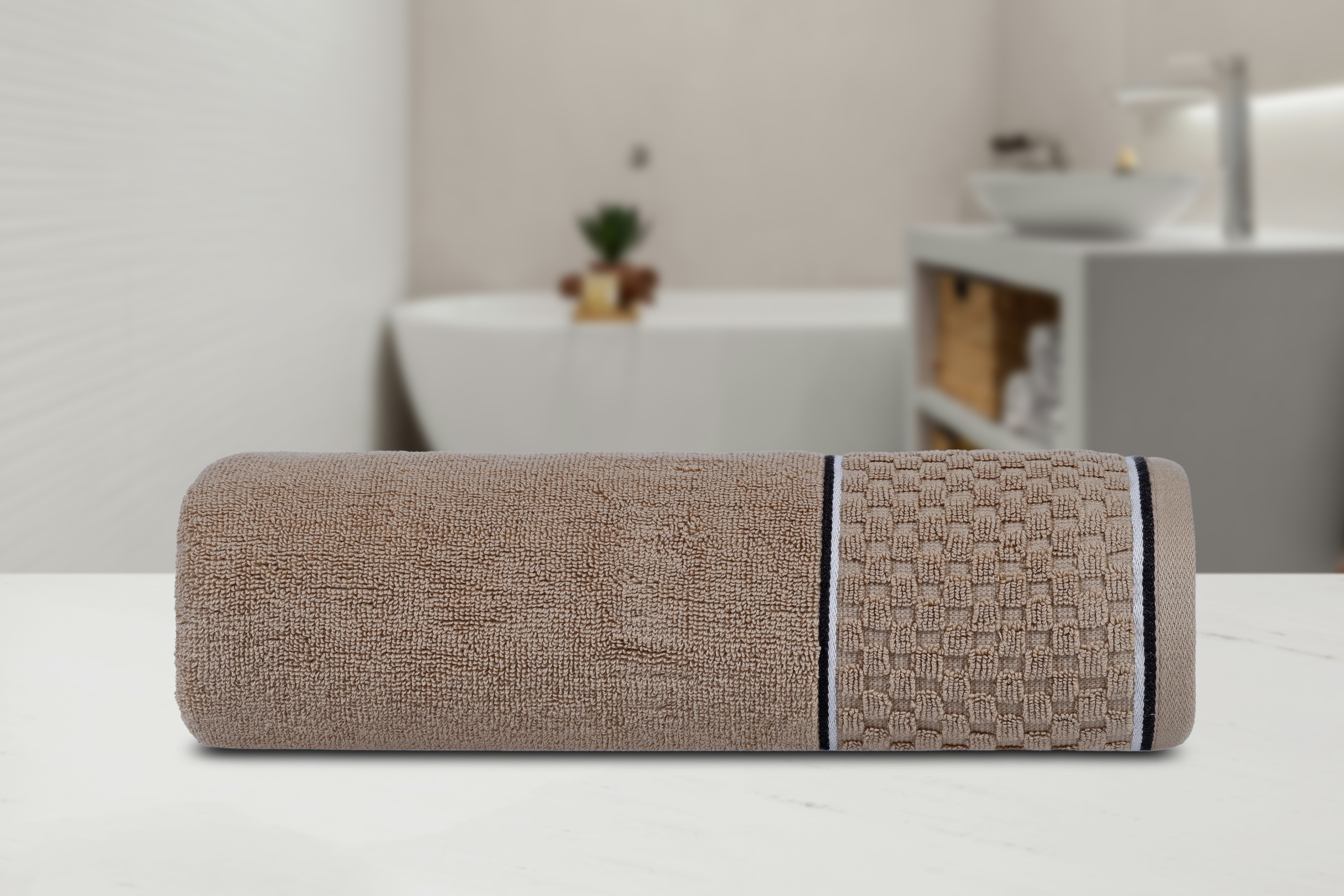 Waffle Retreat – Sand Dune / Bath Towel