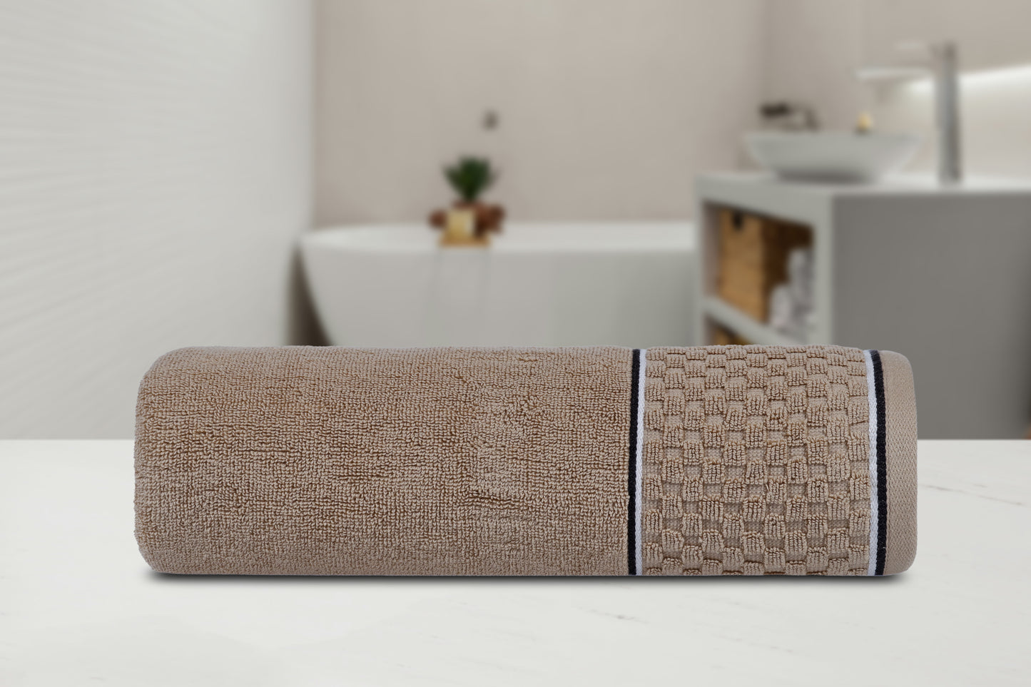 Waffle Retreat – Sand Dune / Bath Towel