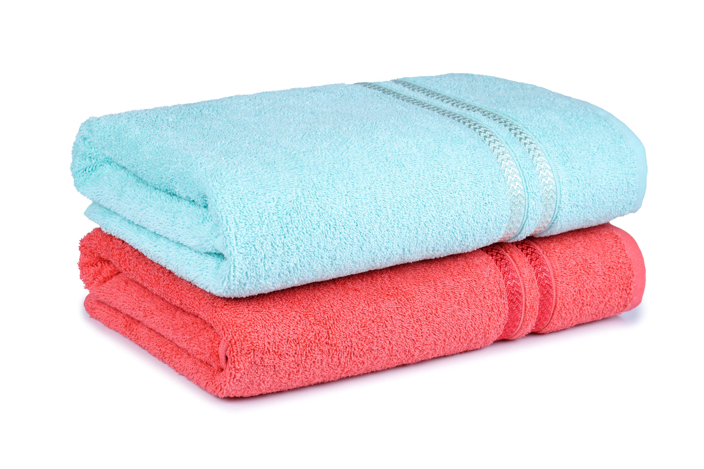 The Coral & Mist Bath Towel Set