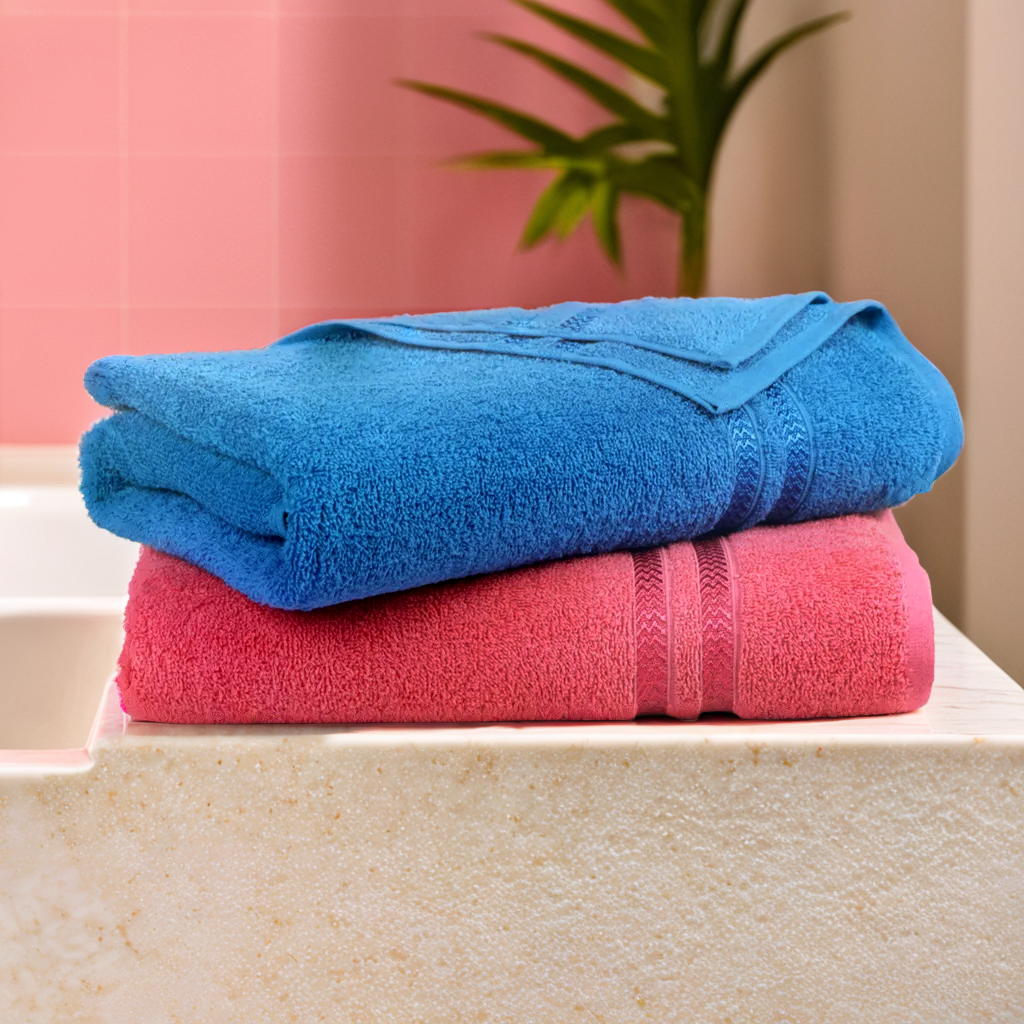 Coral & Ocean - 2 Bath Towel Set