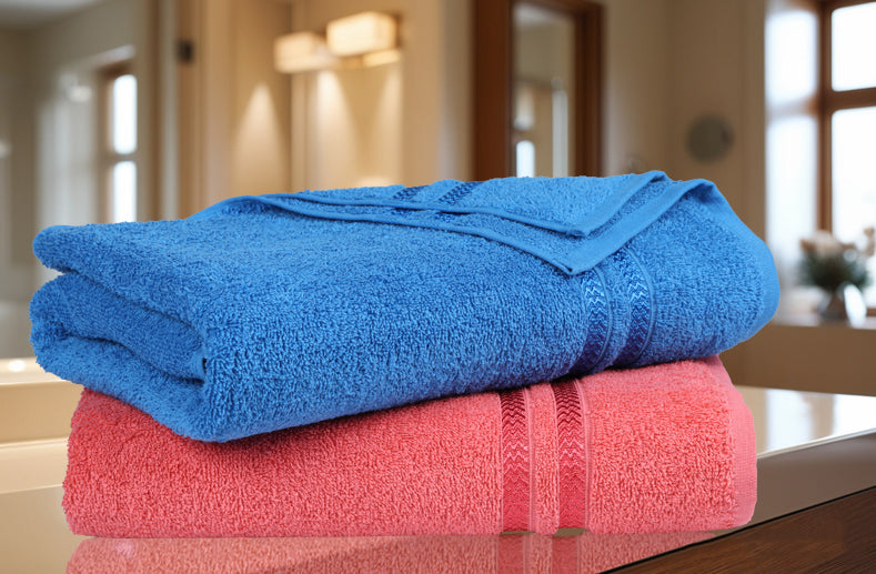 Coral & Ocean - 2 Bath Towel Set