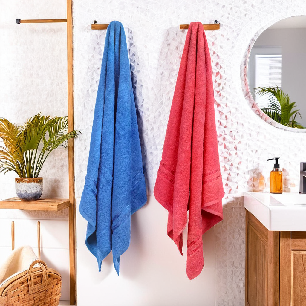 Coral & Ocean - 2 Bath Towel Set